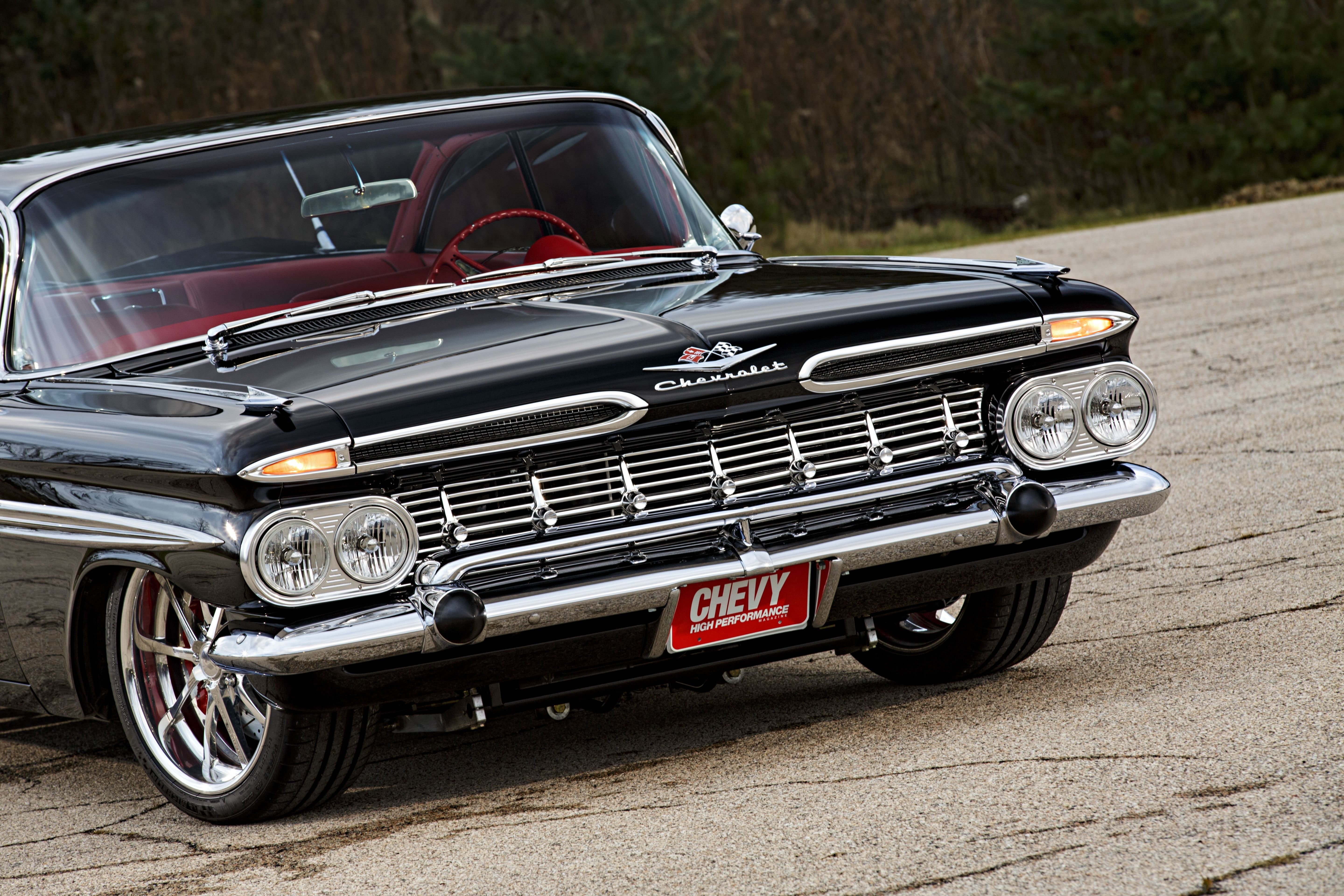 hotrod, muscle, 5K, chevy, impala, rods, custom, rod, classic, chevrolet, hot, 1959, HD Wallpaper