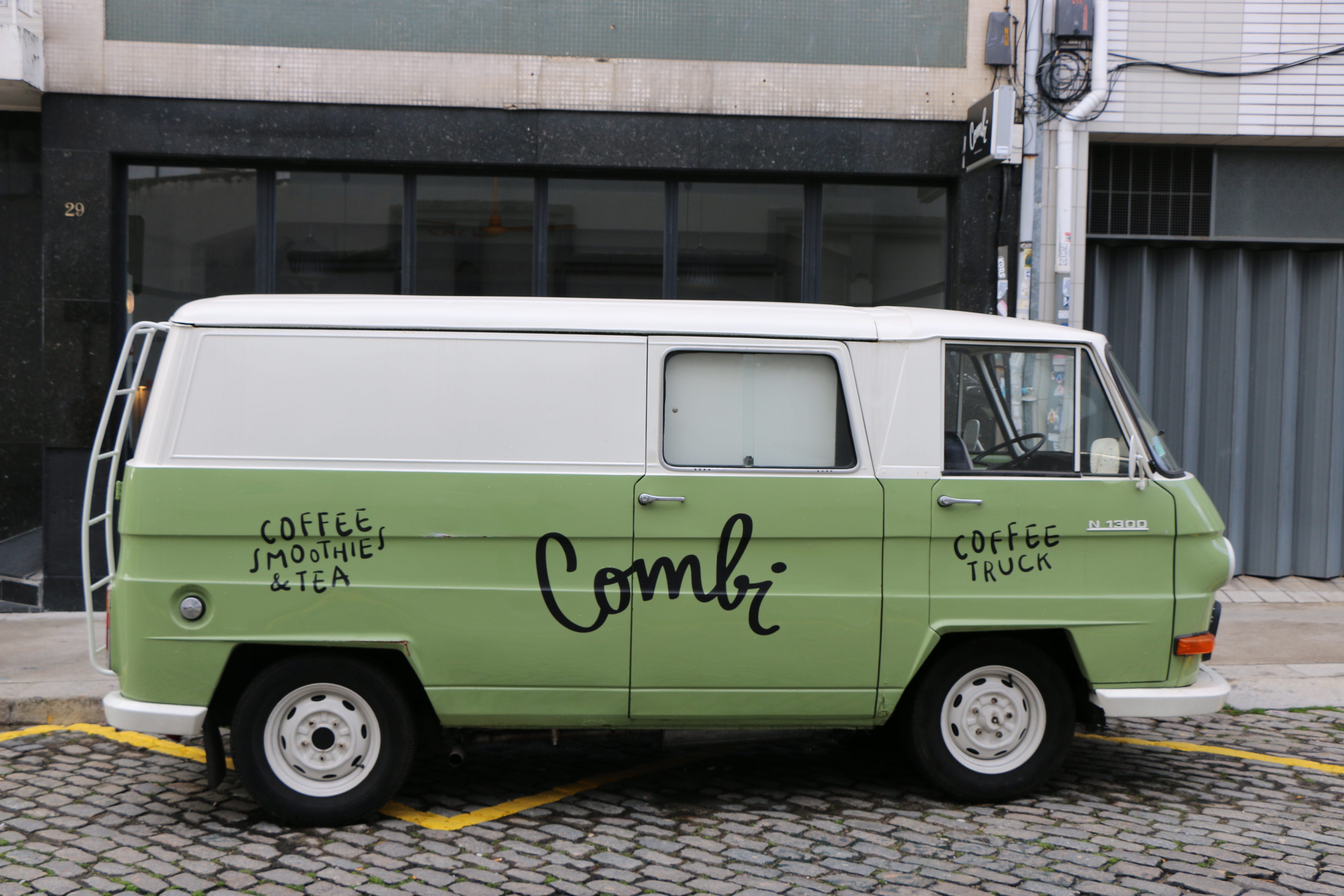 day, vintage, road, urban, built structure, text, hipster, tea, motor vehicle, van, coffee, combi, travel, communication, no people, caravan, volkswagen, HD Wallpaper