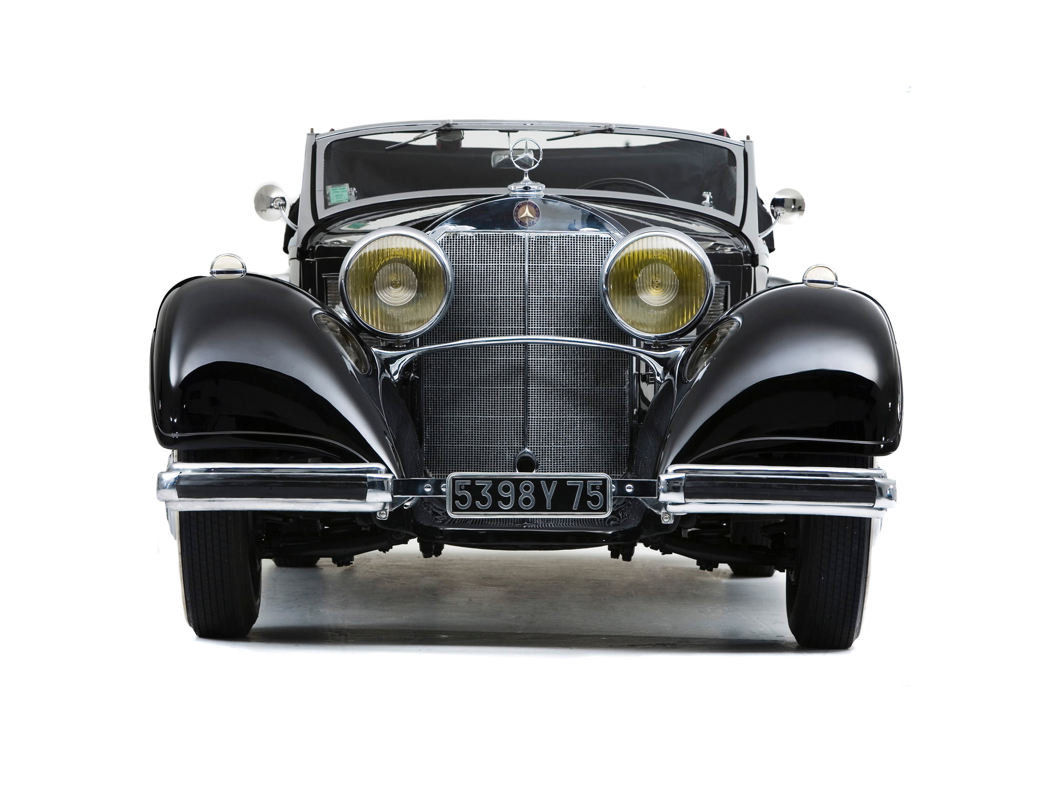 500k, benz, 1935, 1080P, mercedes, luxury, cabriolet, retro, HD Wallpaper