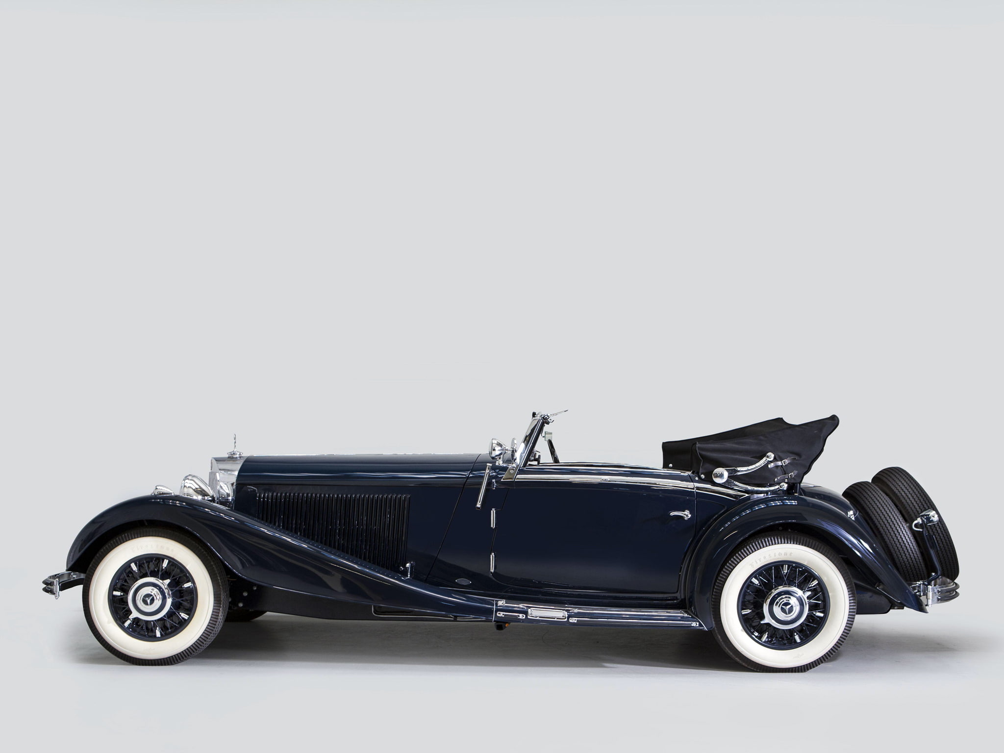 1935, mercedes, luxury, 500k, benz, cabriolet, retro, 1080P, HD Wallpaper
