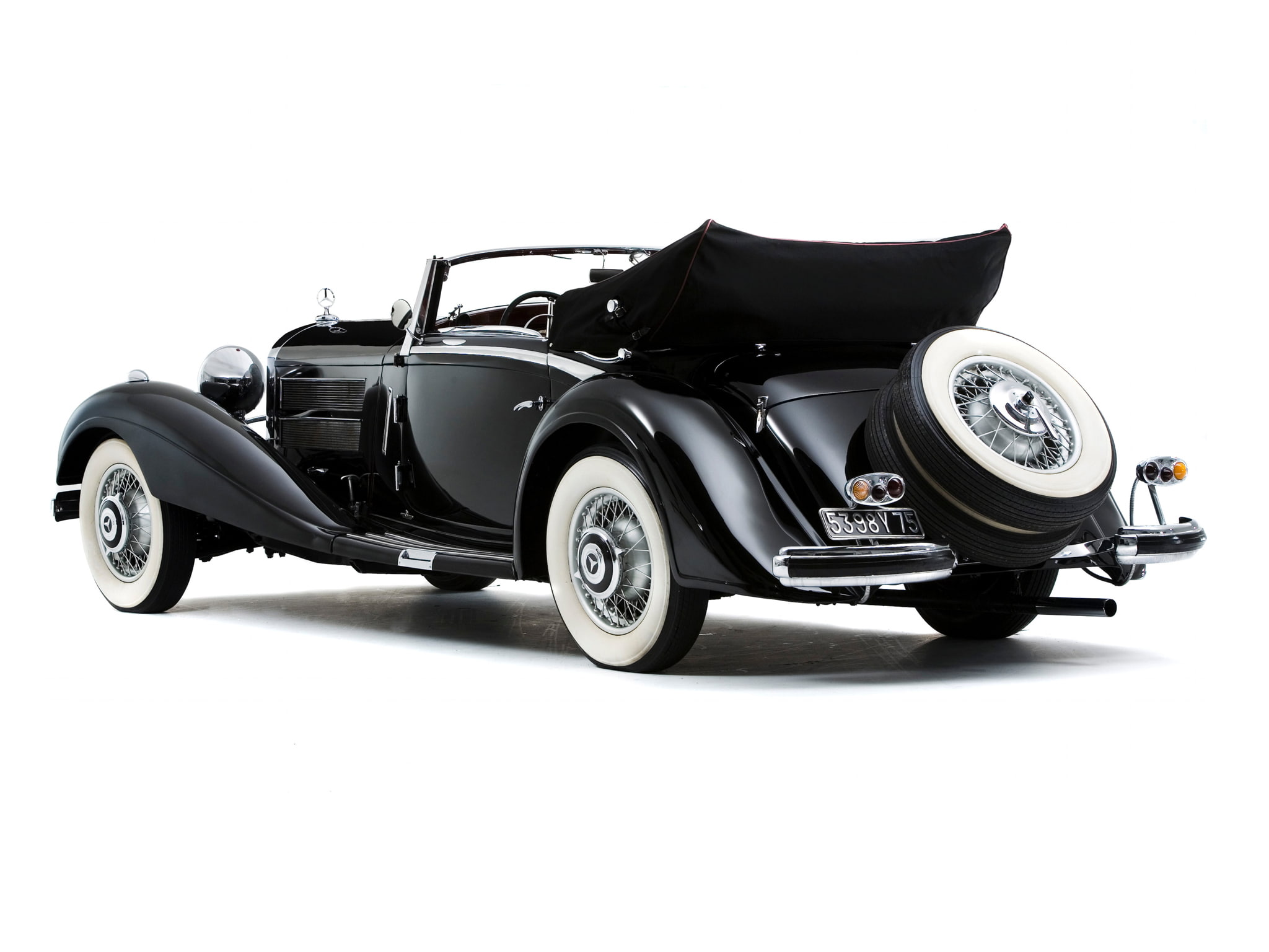 benz, luxury, retro, mercedes, cabriolet, 1080P, 1935, 500k, HD Wallpaper