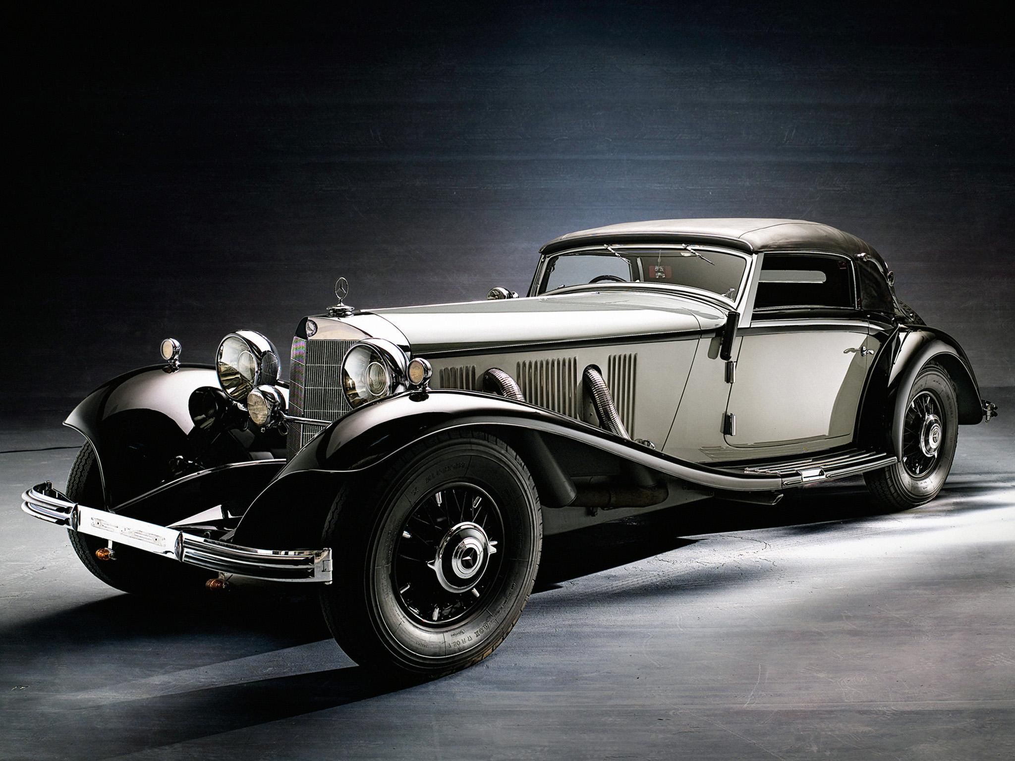 retro, luxury, history, nostalgia, men, the past, 1080P, 2048x1536 px, stationary, chrome, street, transportation, car, cabriolet, 500k, collectors car, HD Wallpaper