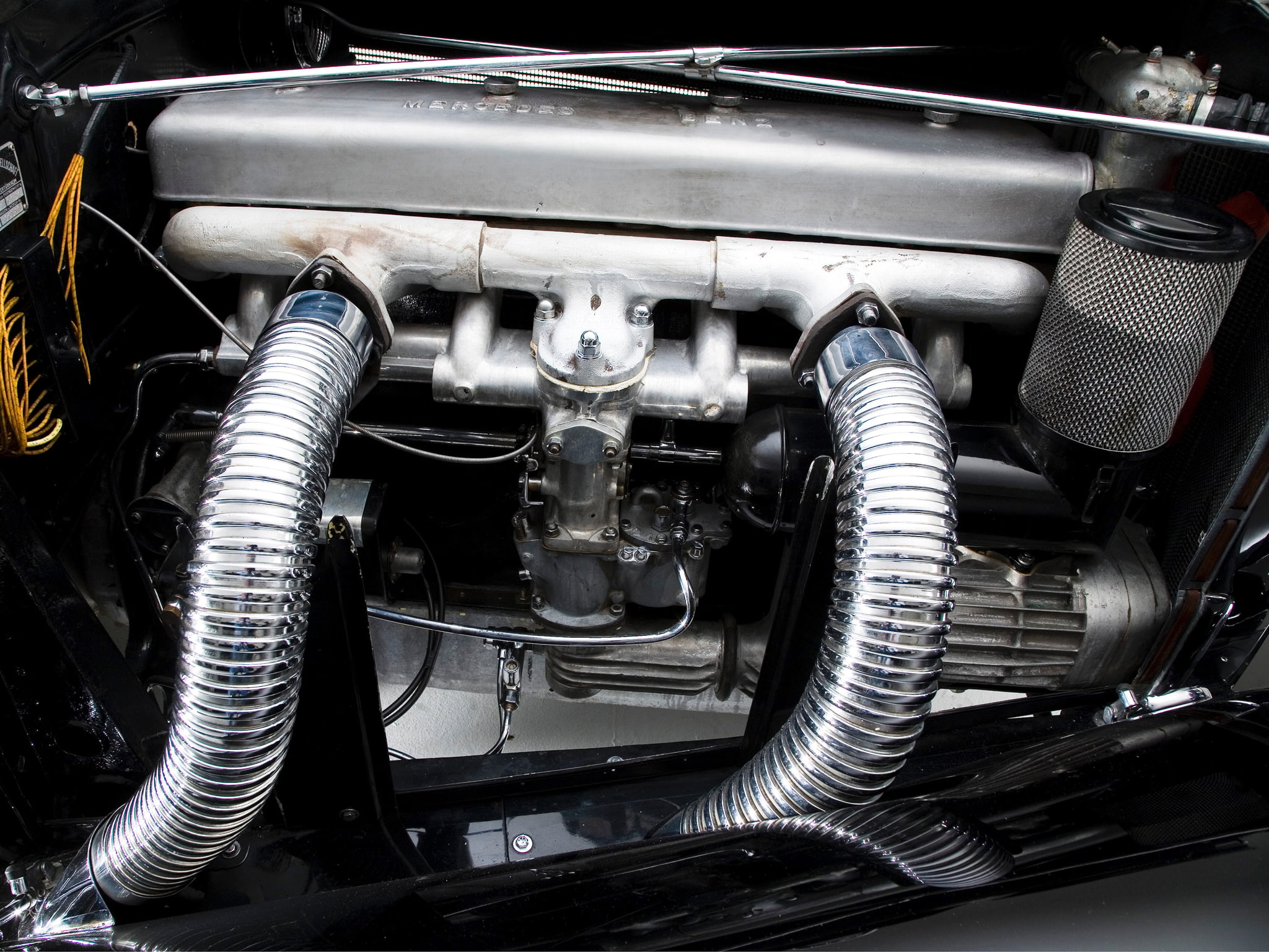 retro, luxury, benz, 500k, mercedes, cabriolet, engine, 1935, 1080P, HD Wallpaper