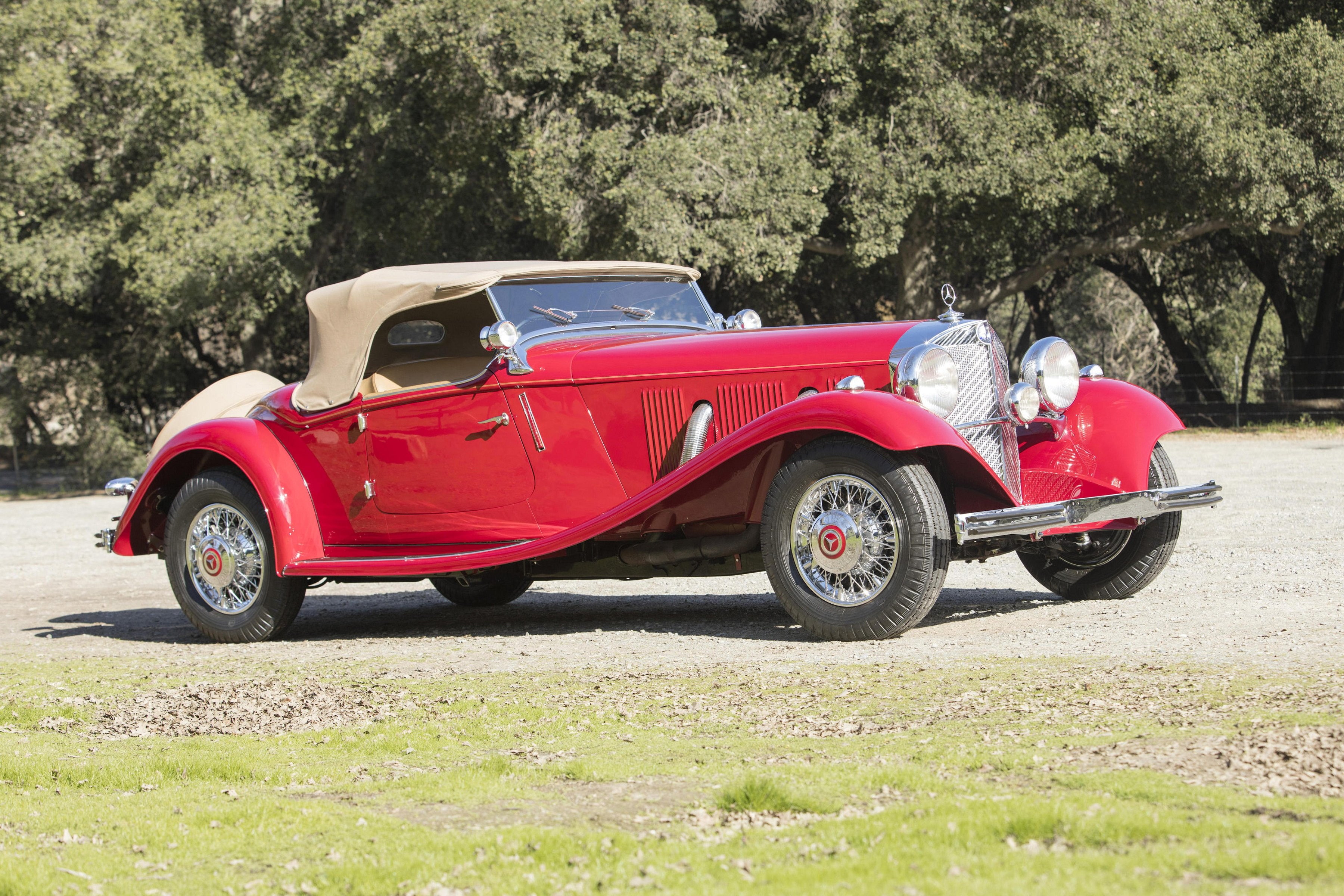 sport, 1936, uk-spec, cars, 500k, 2K, classic, 1935, roadster, mercedes, benz, HD Wallpaper