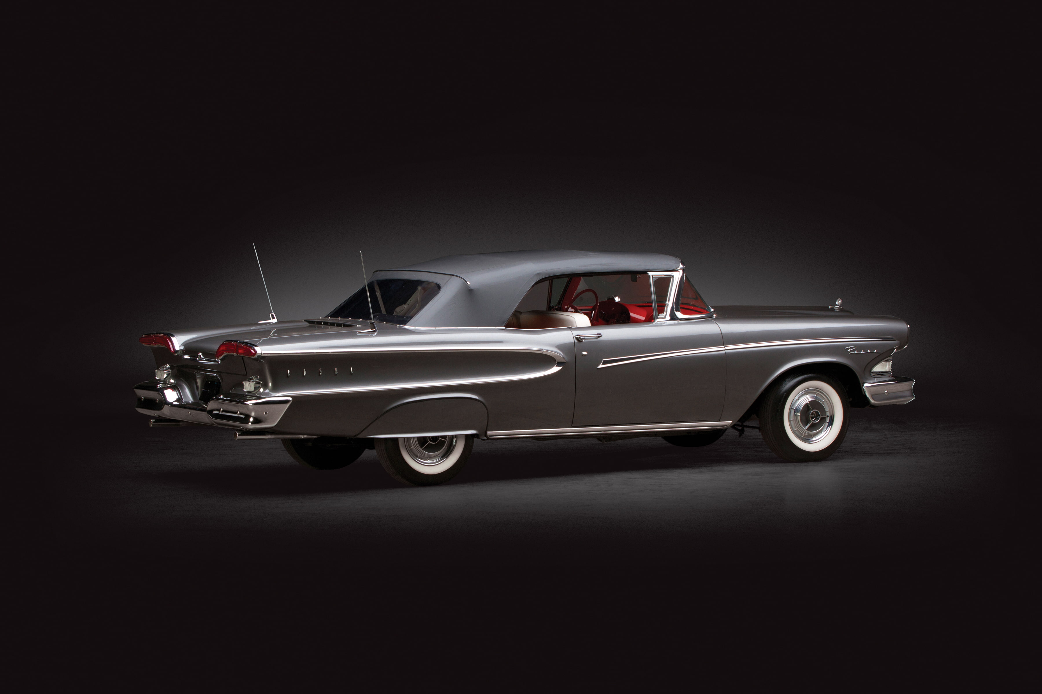 76b, 1958, edsel, 2K, retro, convertible, luxury, pacer, HD Wallpaper