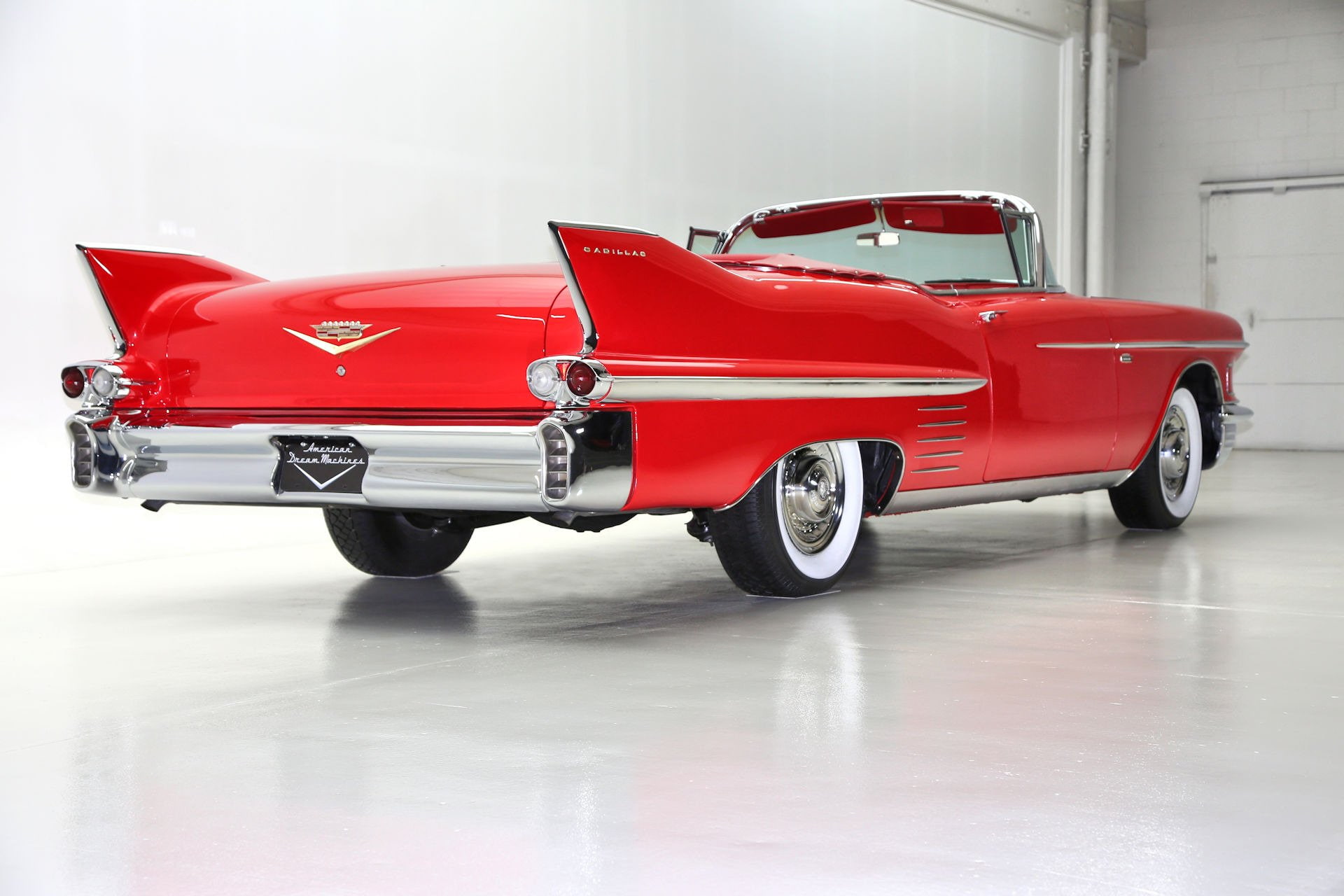 classic, series-62, 1958, 1080P, cars, red, cadillac, convertible, HD Wallpaper
