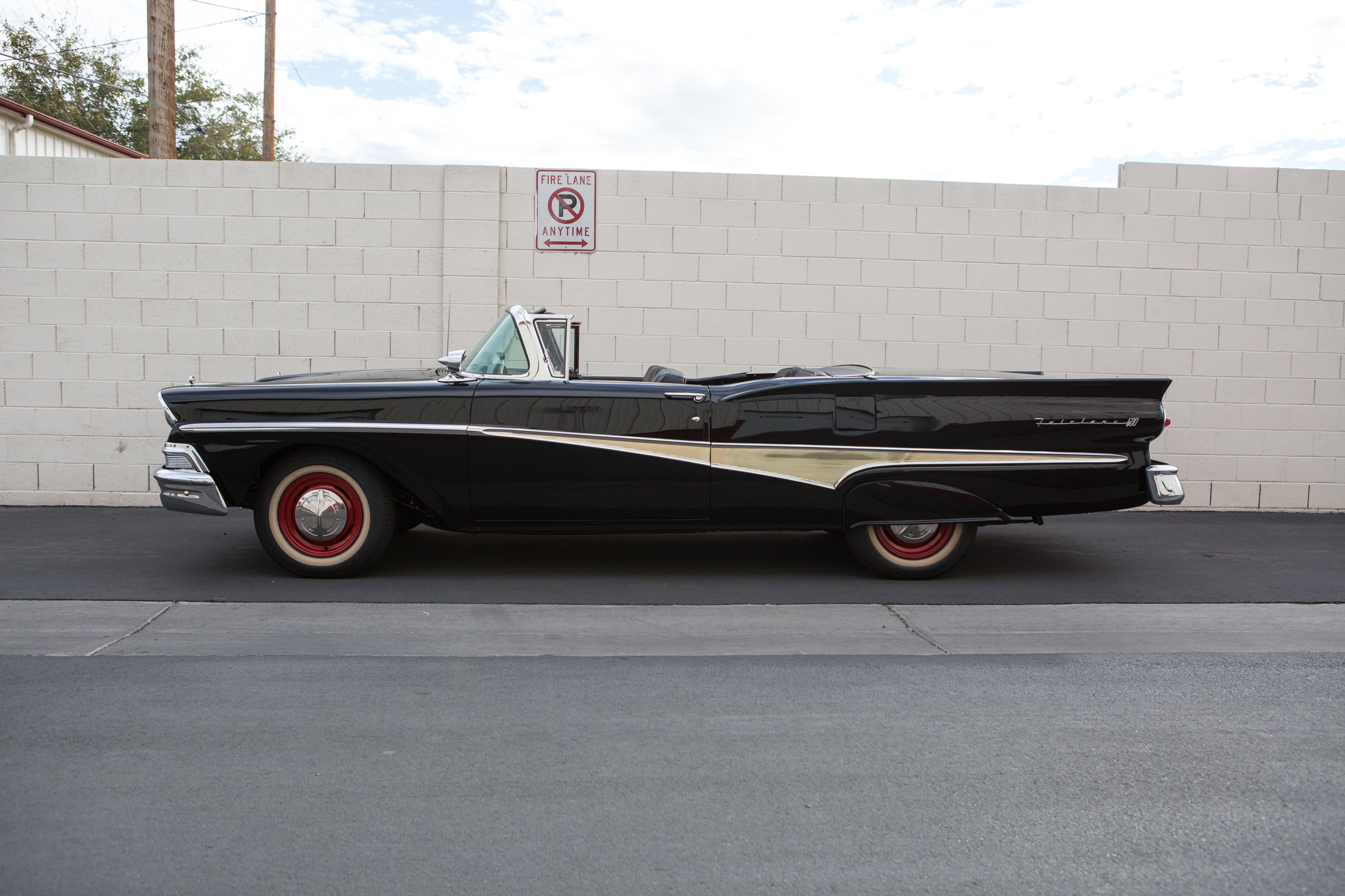 1958, 5K, 500, ford, classic, retro, fairlane, old, usa, vintage, convertible, HD Wallpaper