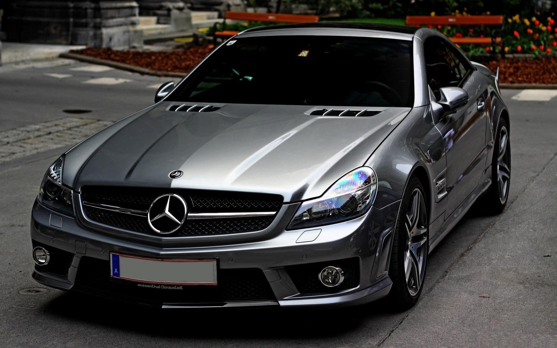 outdoors, mode of transportation, benz, truck, Mercedes, parking, no people, car, road, street, city, Cars, sl, misfortune, day, parking lot, architecture, HD Wallpaper