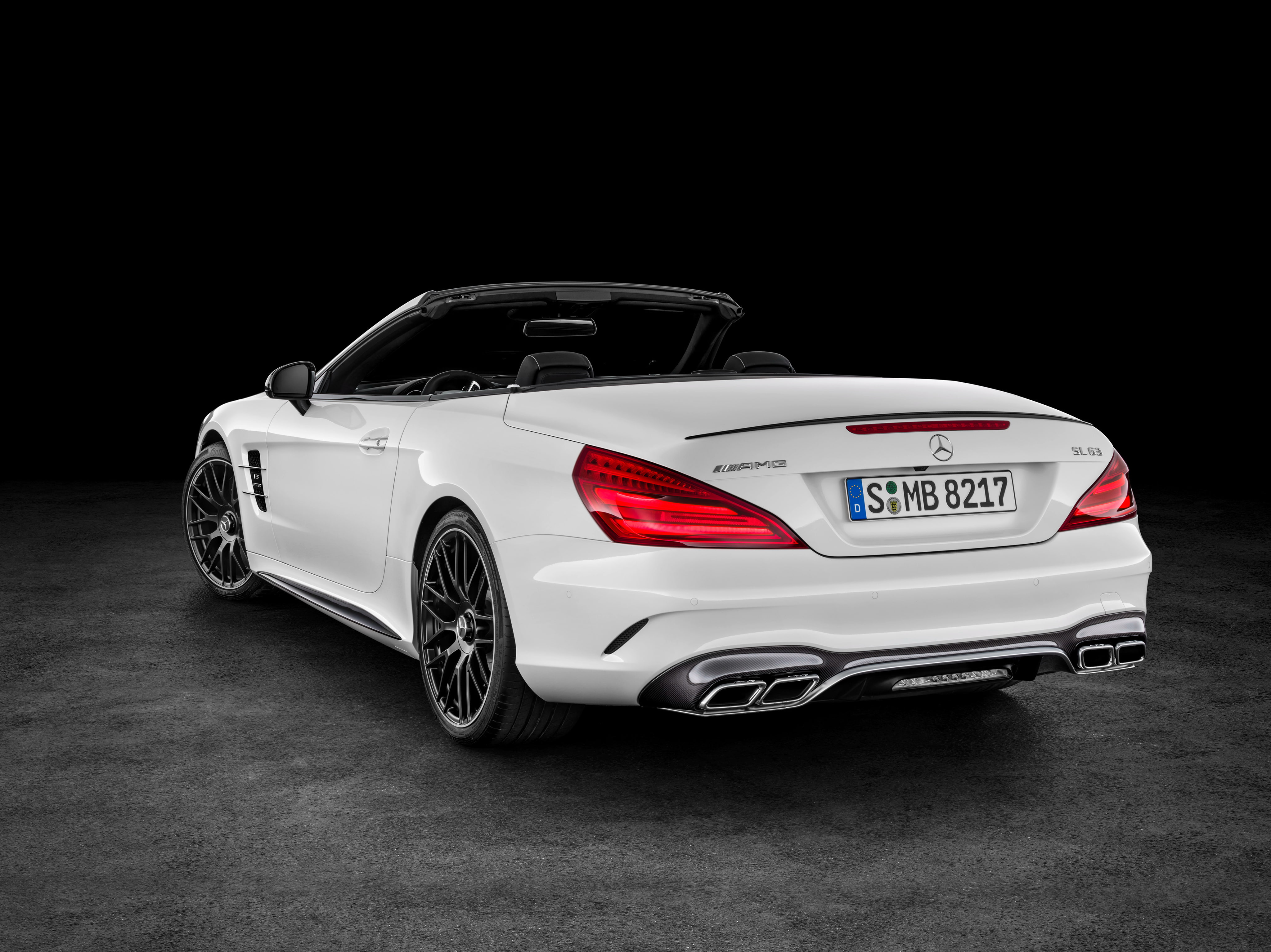 AMG, Mercedes-Benz, Mercedes, convertible, R231, white, SL-Class, 4K, HD Wallpaper