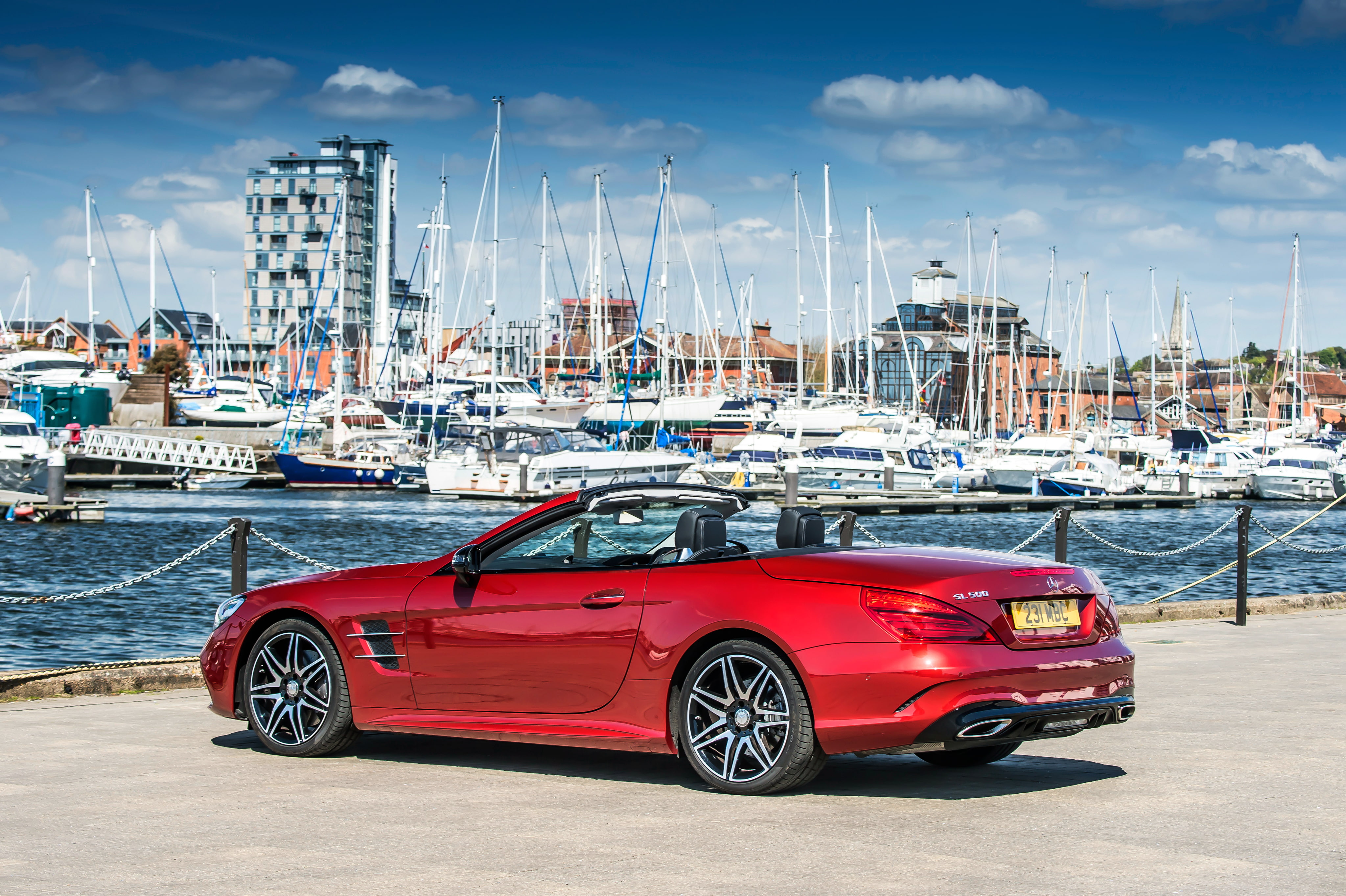 SL-Class, AMG, 4K, Mercedes, Mercedes-Benz, Roadster, R231, HD Wallpaper