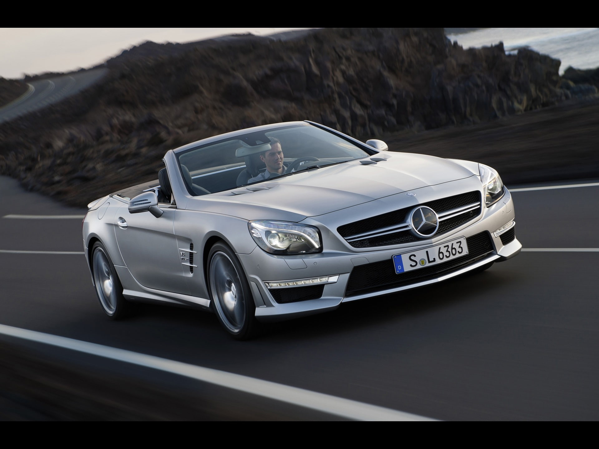 amg, sl class, 1080P, front, mercedes benz, HD Wallpaper