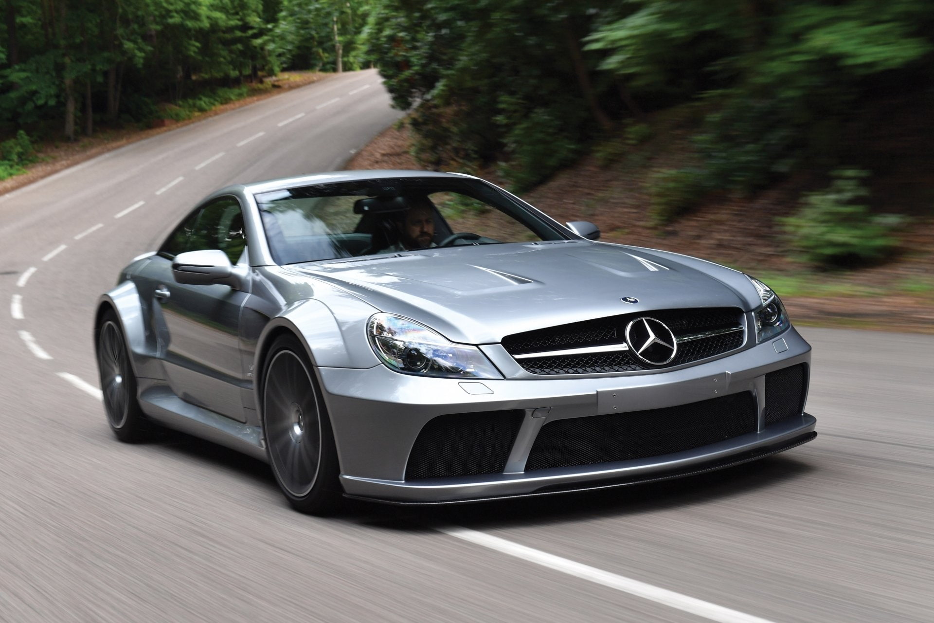 Vehicle, Grand Tourer, Mercedes-Benz, Silver Car, Mercedes-Benz SL-Class, 1080P, Car, HD Wallpaper
