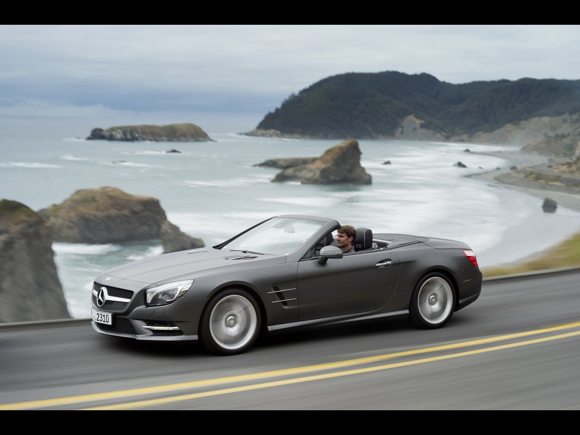 sl class, 1080P, cars, mercedes benz, HD Wallpaper