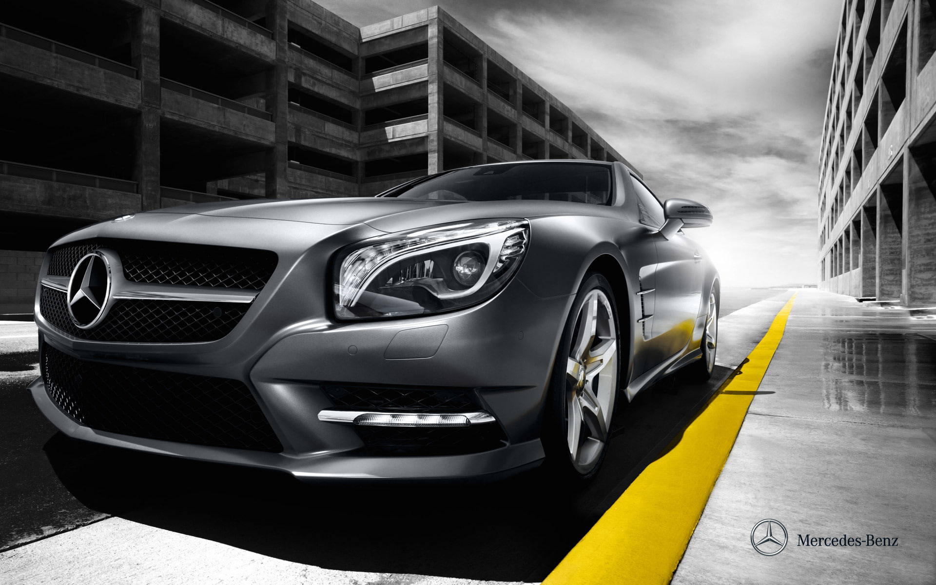1080P, convertible, Mercedes, SL-class, 2011, Mercedes-Benz, R231, HD Wallpaper