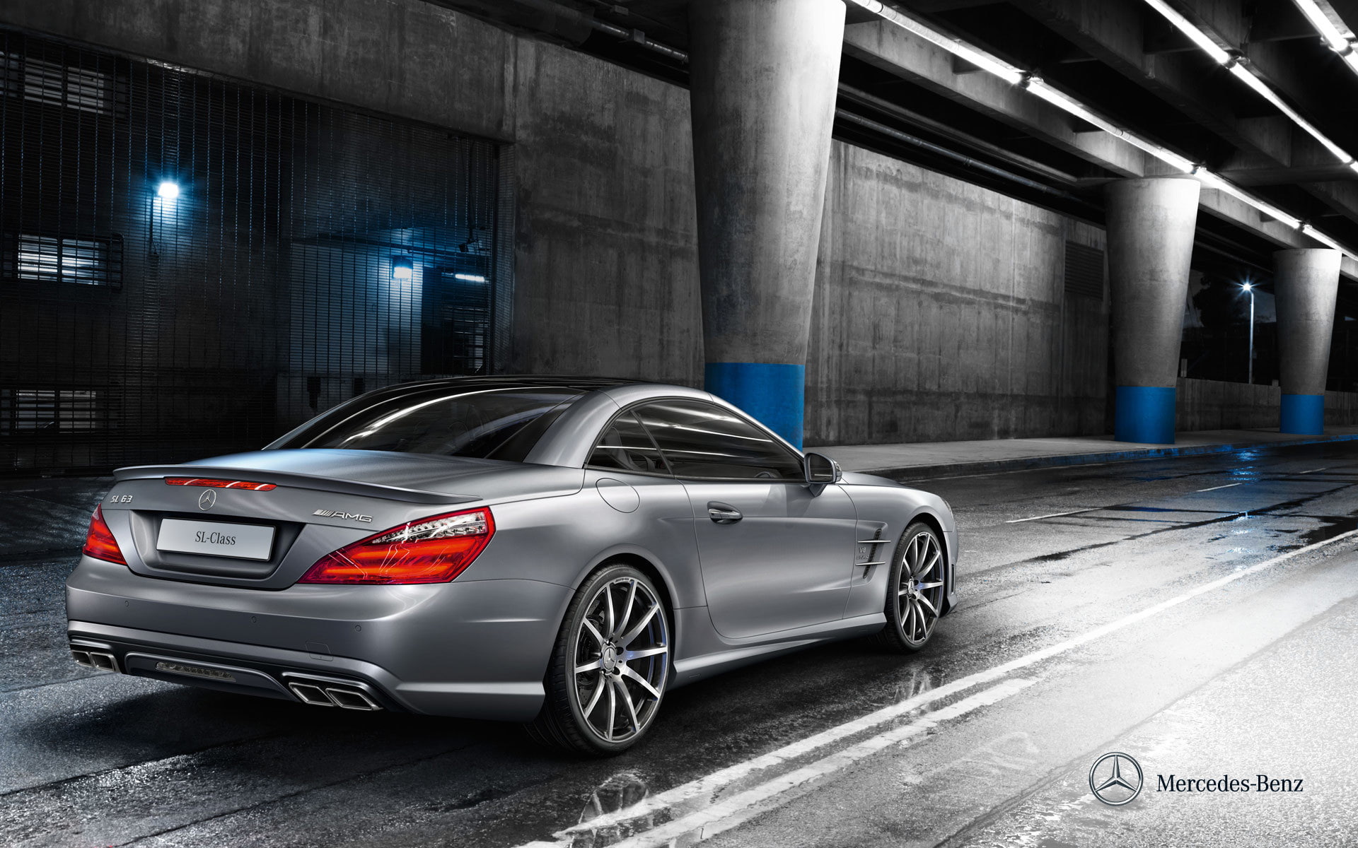 SL-class, 2011, convertible, 1080P, Mercedes-Benz, Mercedes, R231, HD Wallpaper