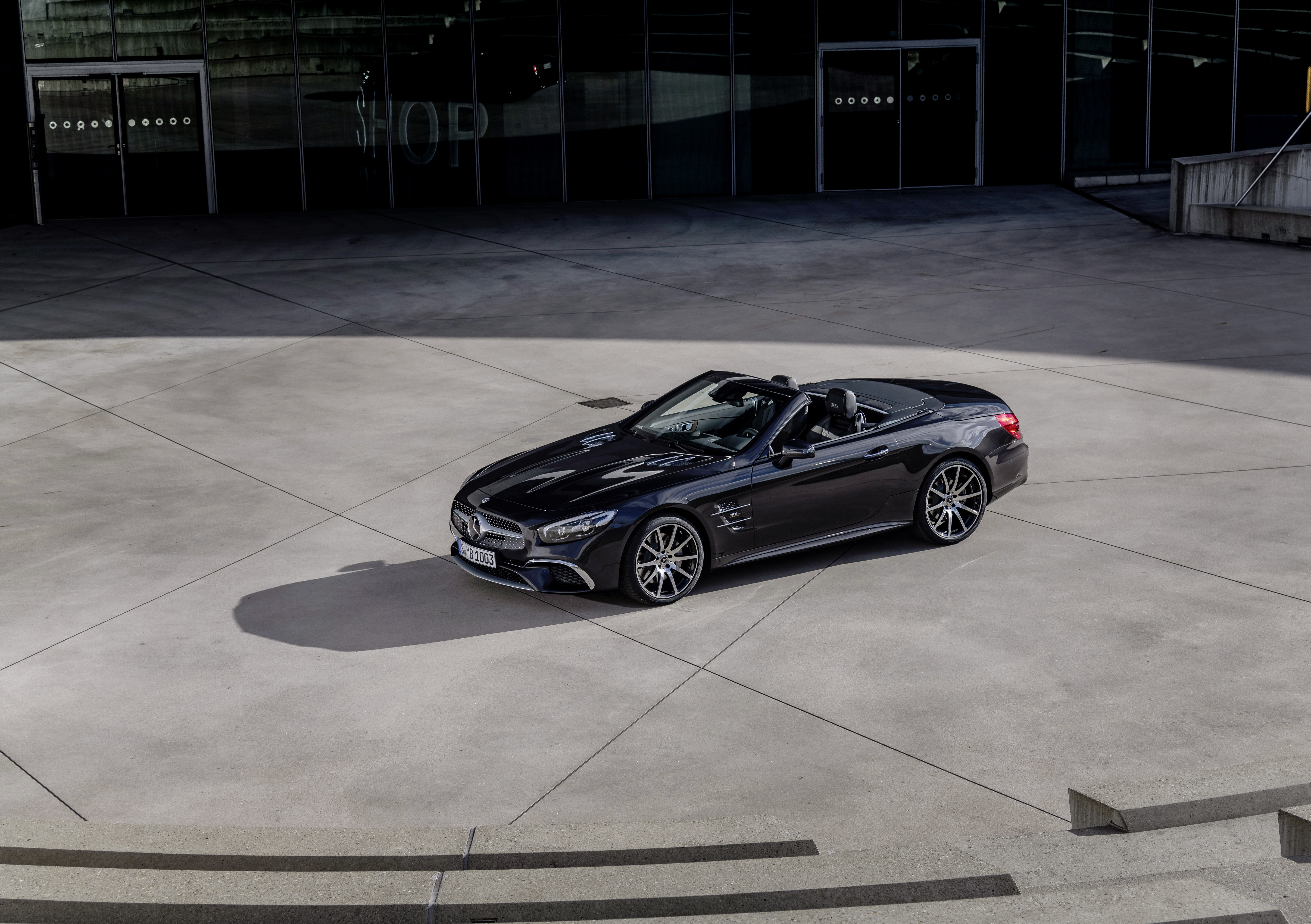 Car, Cabriolet, Vehicle, Mercedes-Benz SL-Class, 5K, Black Car, Mercedes-Benz, Grand Tourer, Sport Car, HD Wallpaper