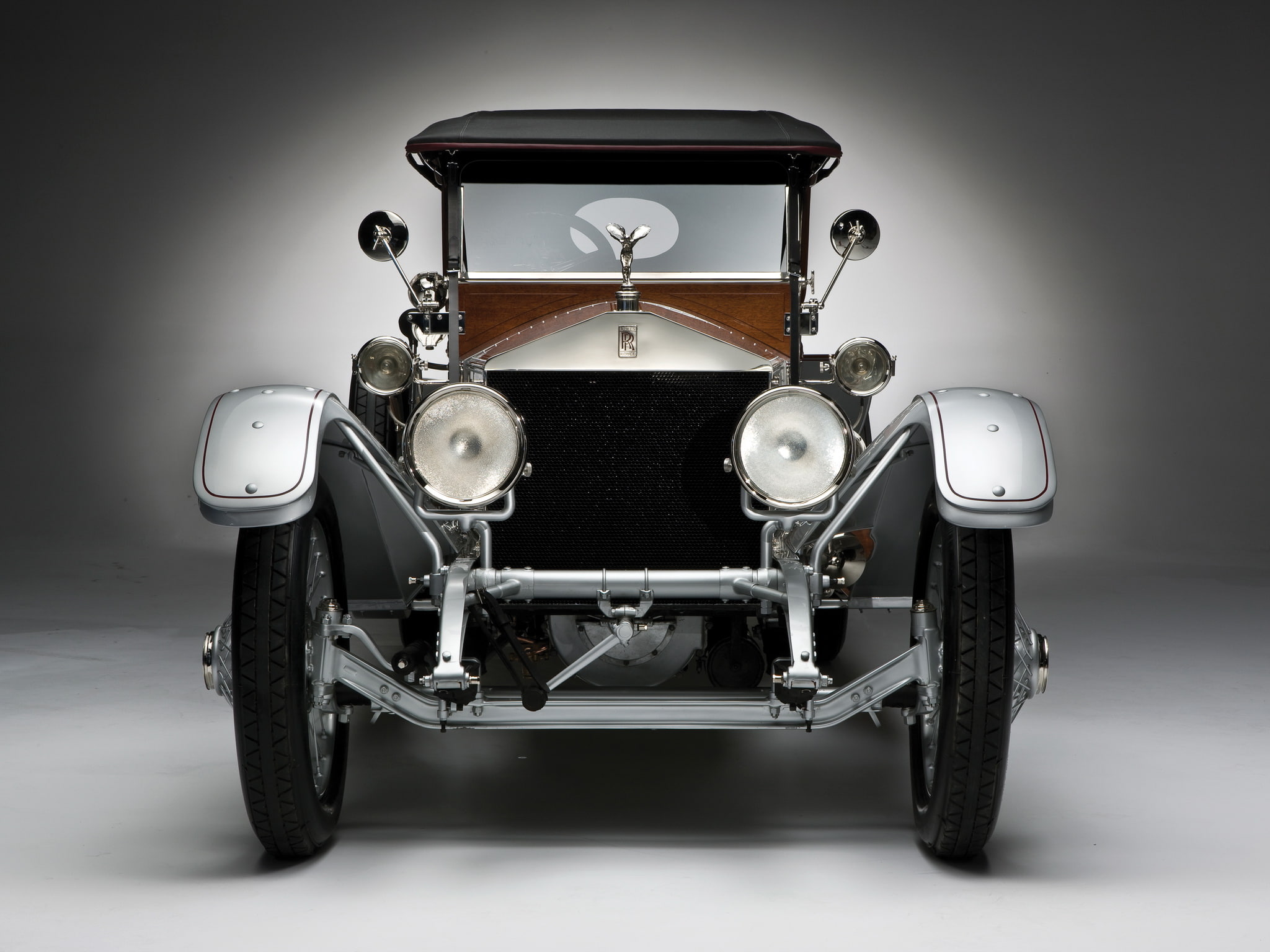 luxury, silver, tourer, retro, l e, rolls, 1080P, royce, 1915, ghost, HD Wallpaper