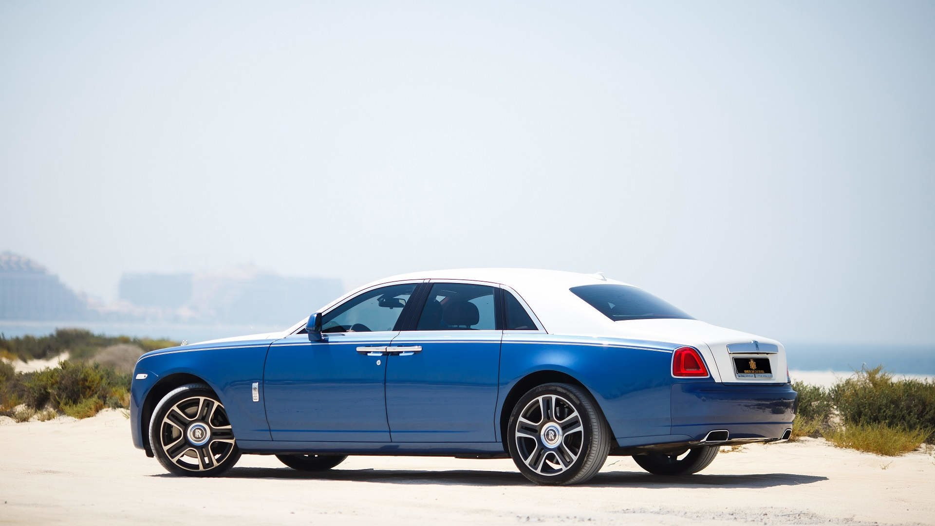 Luxury Car, 1080P, Blue Car, Car, Rolls Royce, Rolls-Royce Ghost, HD Wallpaper