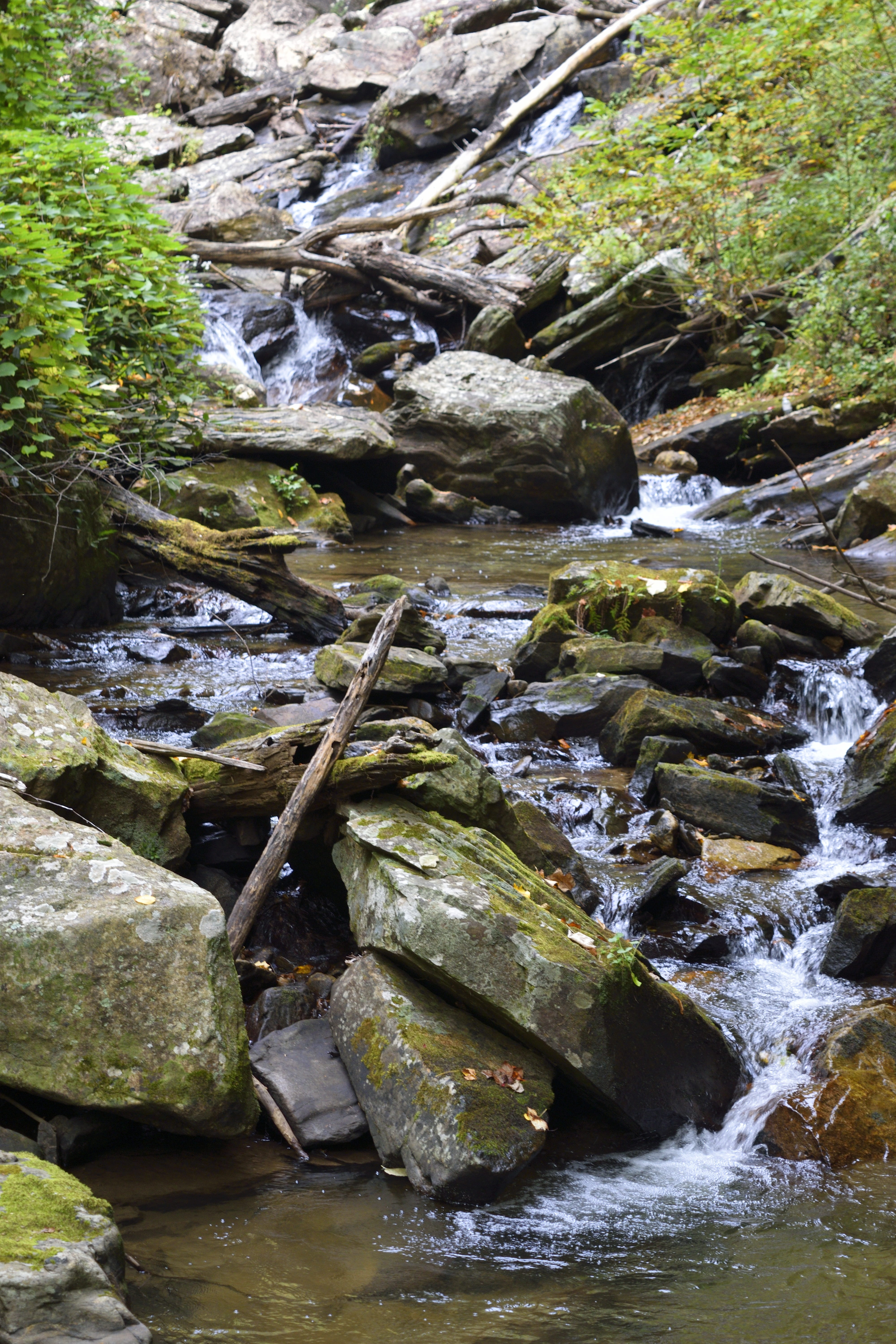 mountain, white, long exposure, natural, splash, flowing, historic, serene, stream - flowing water, solid, landscape, rock, motion, beauty in nature, creek, Phone HD Wallpaper