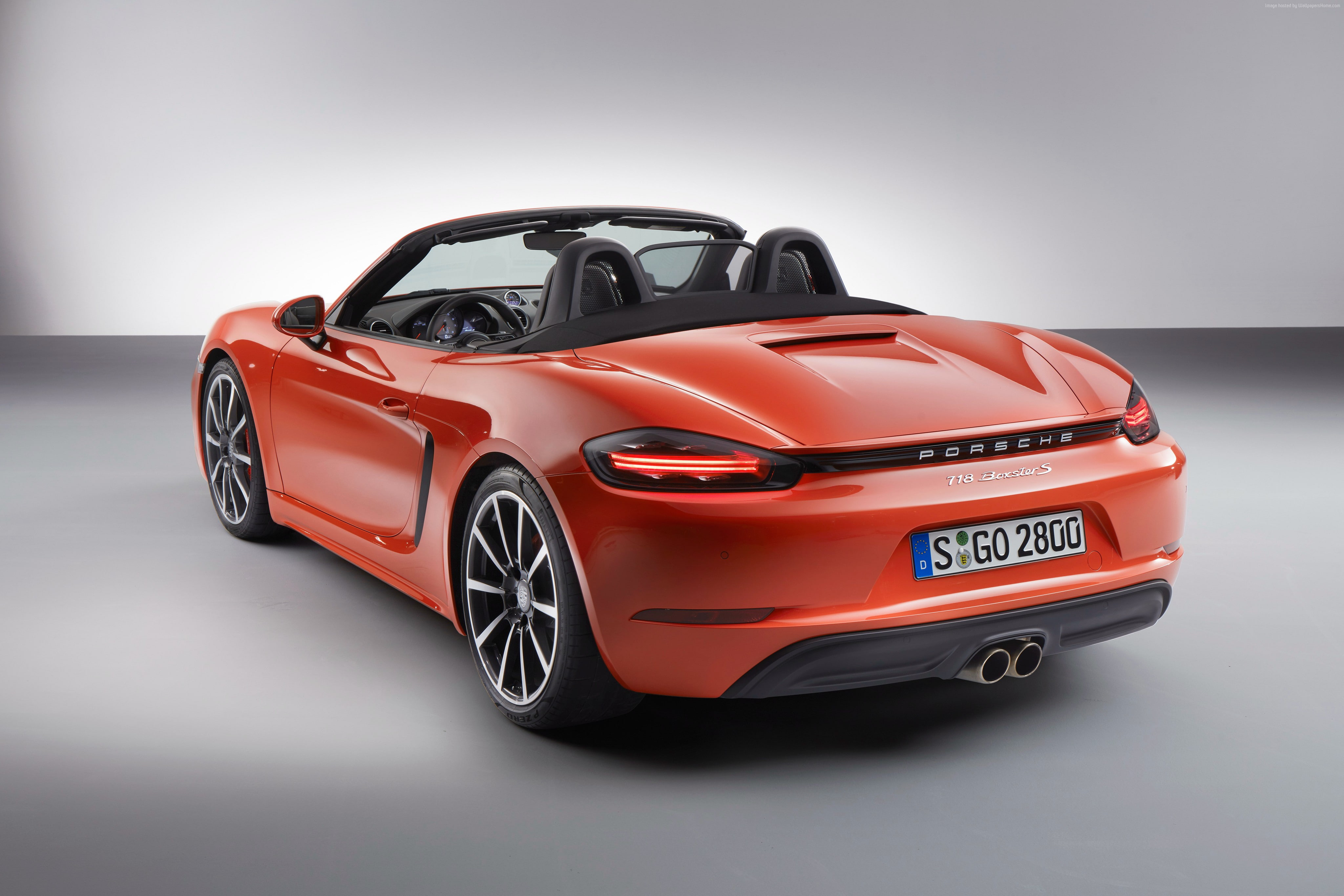 Porsche 718 Boxster S, indoors, transportation, car, mode of transportation, 4K, studio shot, toy car, racecar, sports car, gray, convertible, no people, HD Wallpaper