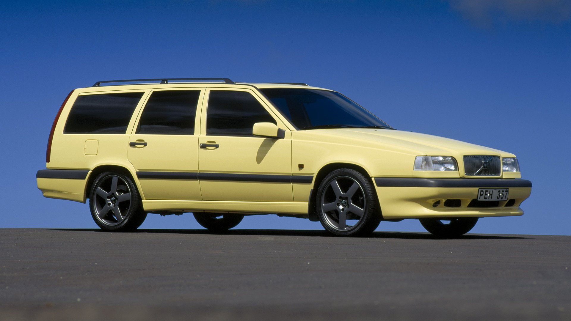 Kombi, 1080P, Yellow Car, Volvo, Volvo 850, HD Wallpaper