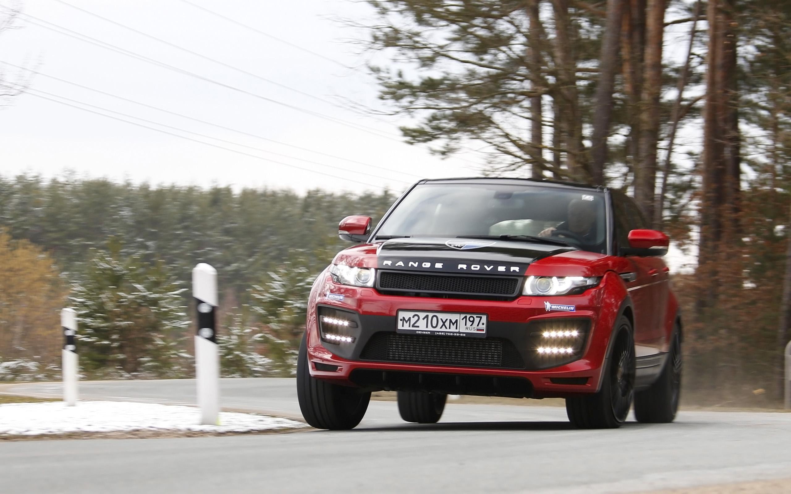 2K, red, cars, land rover, design, range, 2014, rover, car, larte, evoque, HD Wallpaper