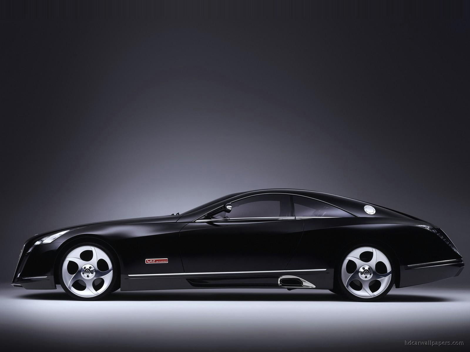 720P, black, cars, coupe, exelero, sport, maybach, HD Wallpaper