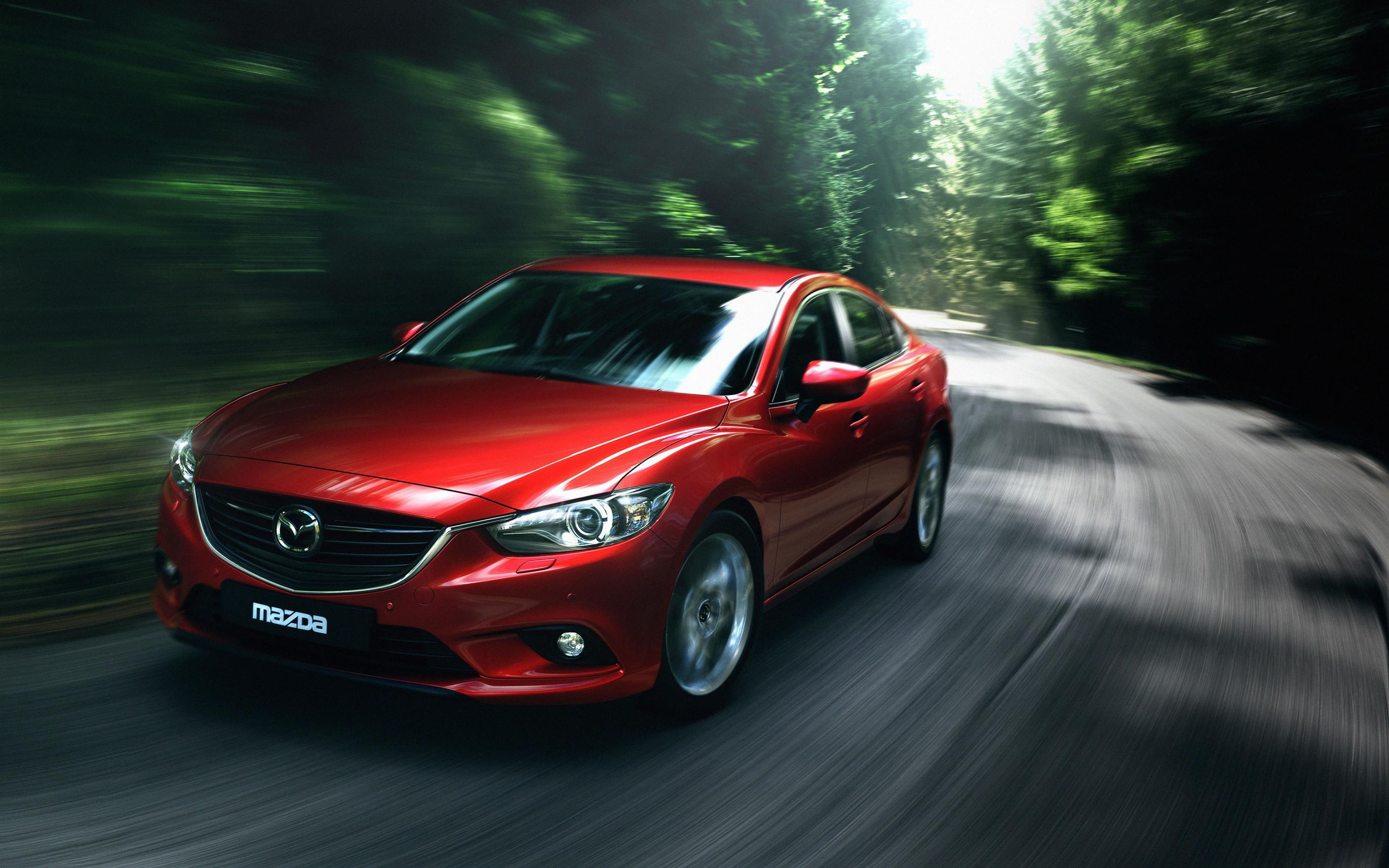 mazda, mazda 6, gorgeous, 2K, red, HD Wallpaper