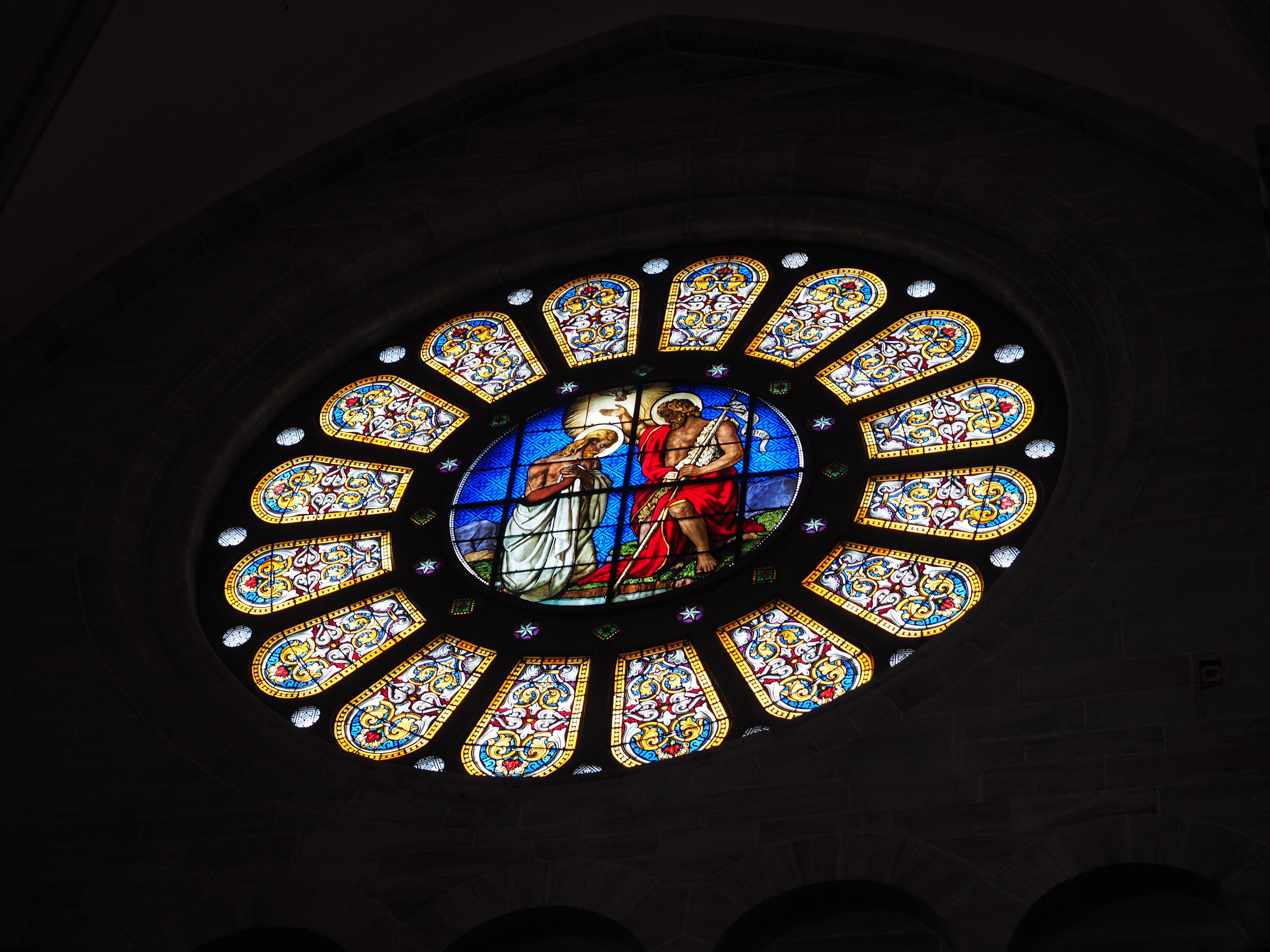 low angle view, architecture, creativity, religion, art and craft, münster, geometric shape, wheel window, architecture and art, no people, design, stained glass windows, HD Wallpaper