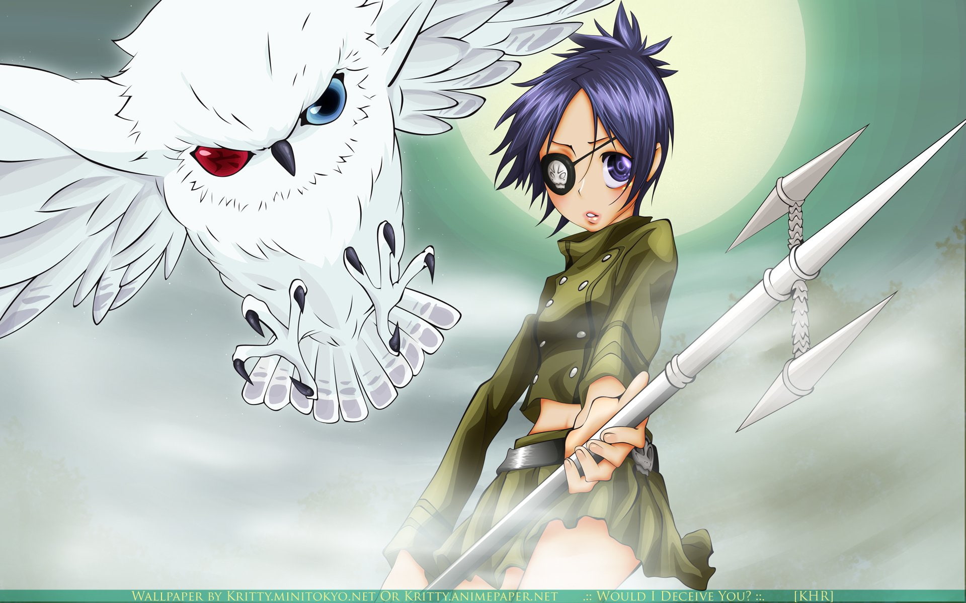 Owl, Katekyō Hitman Reborn!, Chrome Dokuro, Anime, 1080P, HD Wallpaper