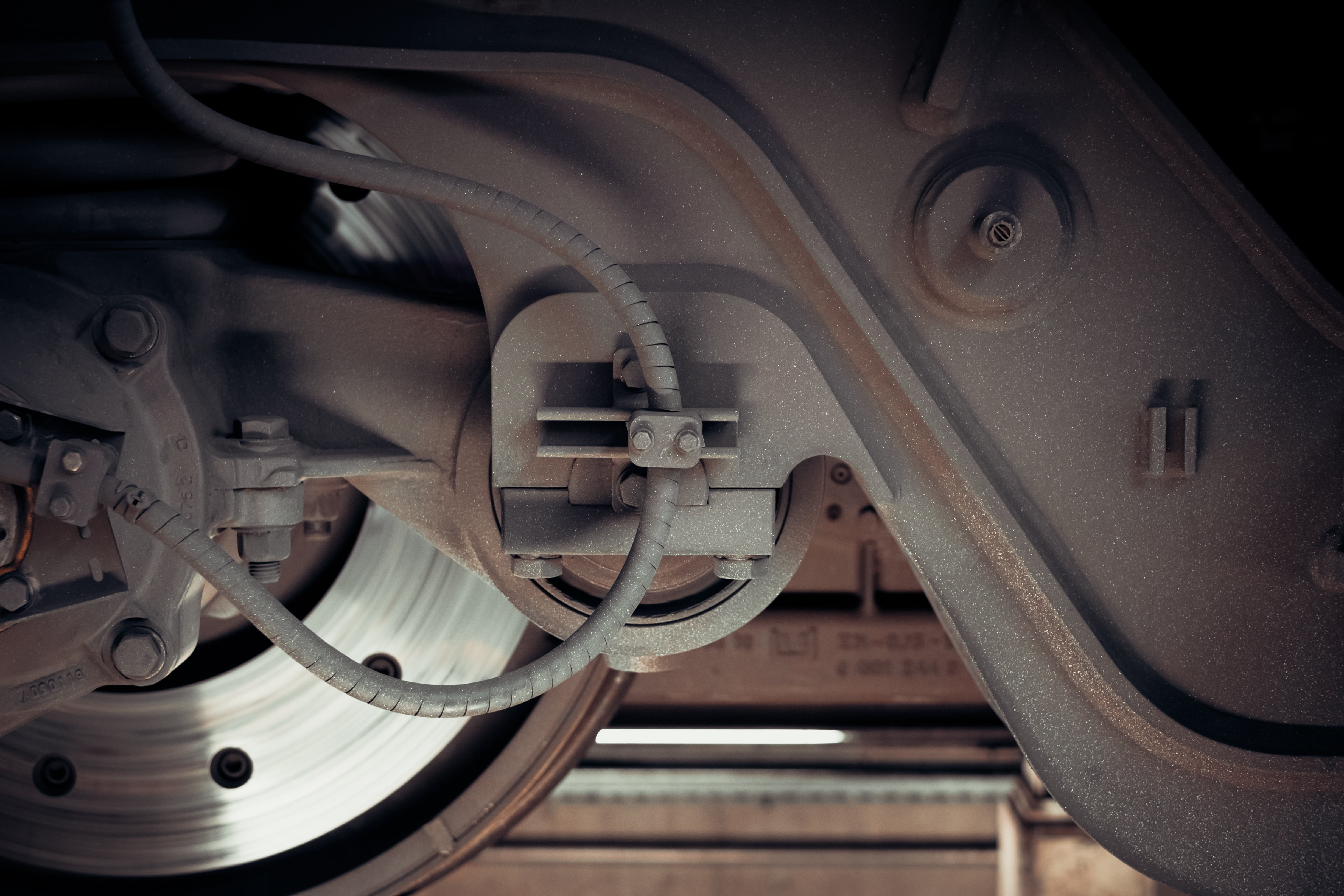 technical, indoors, brake, equipment, disk, geometric shape, machine, engineering, mode of transportation, factory, engine, close-up, industry, parts, low angle view, HD Wallpaper