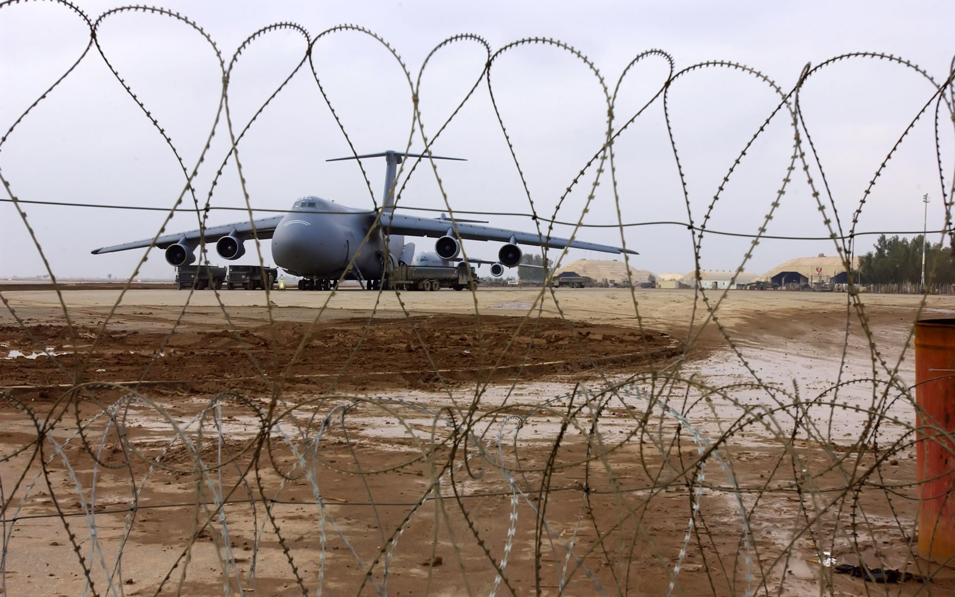 Lockheed C-5 Galaxy, warplanes, 1080P, airplane, HD Wallpaper