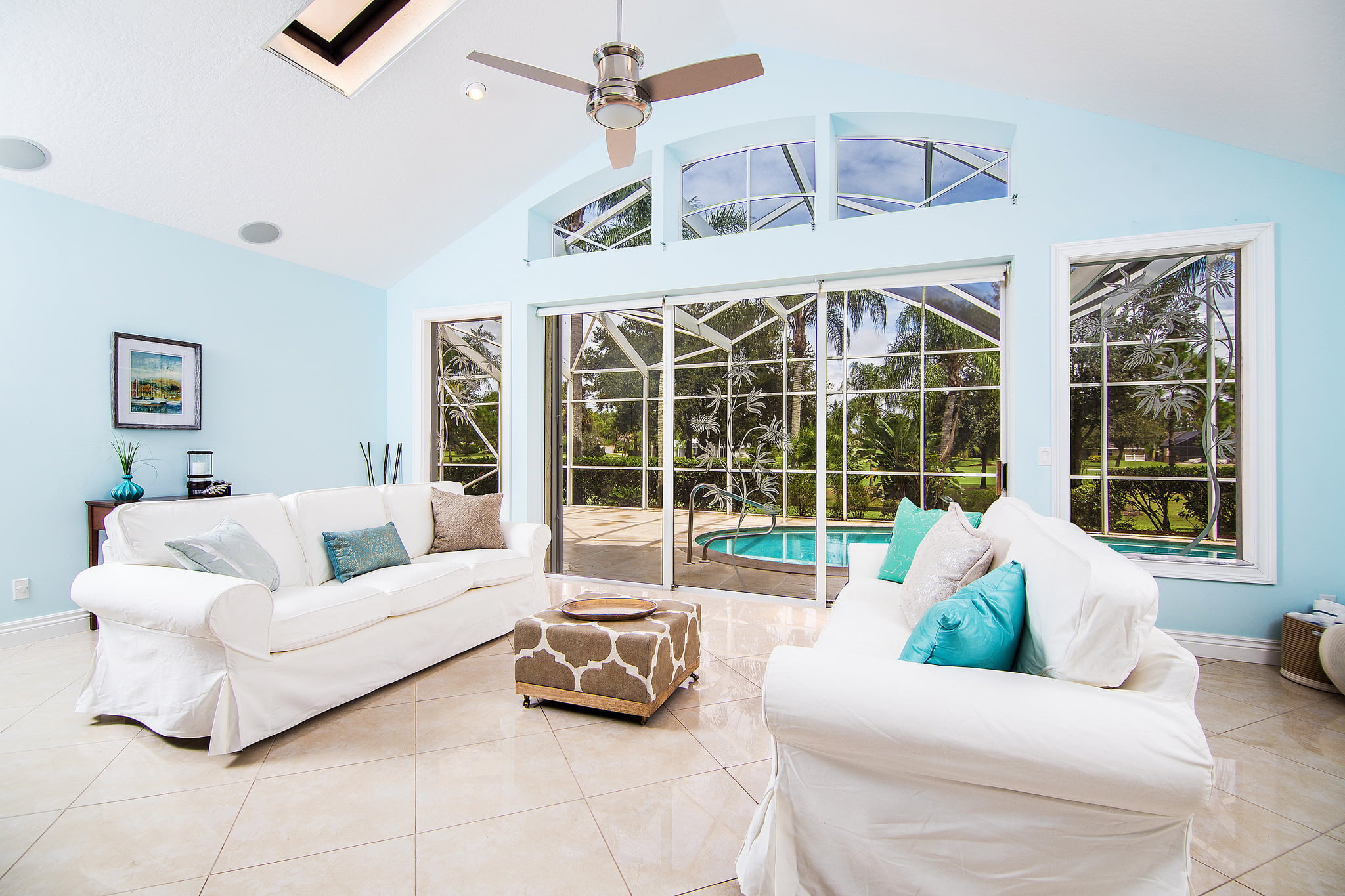 style, architecture, home Interior, carpet - Decor, wide, tiled floor, domestic Room, residential District, bed, chair, decor, comfortable, fan, curtain, HD Wallpaper