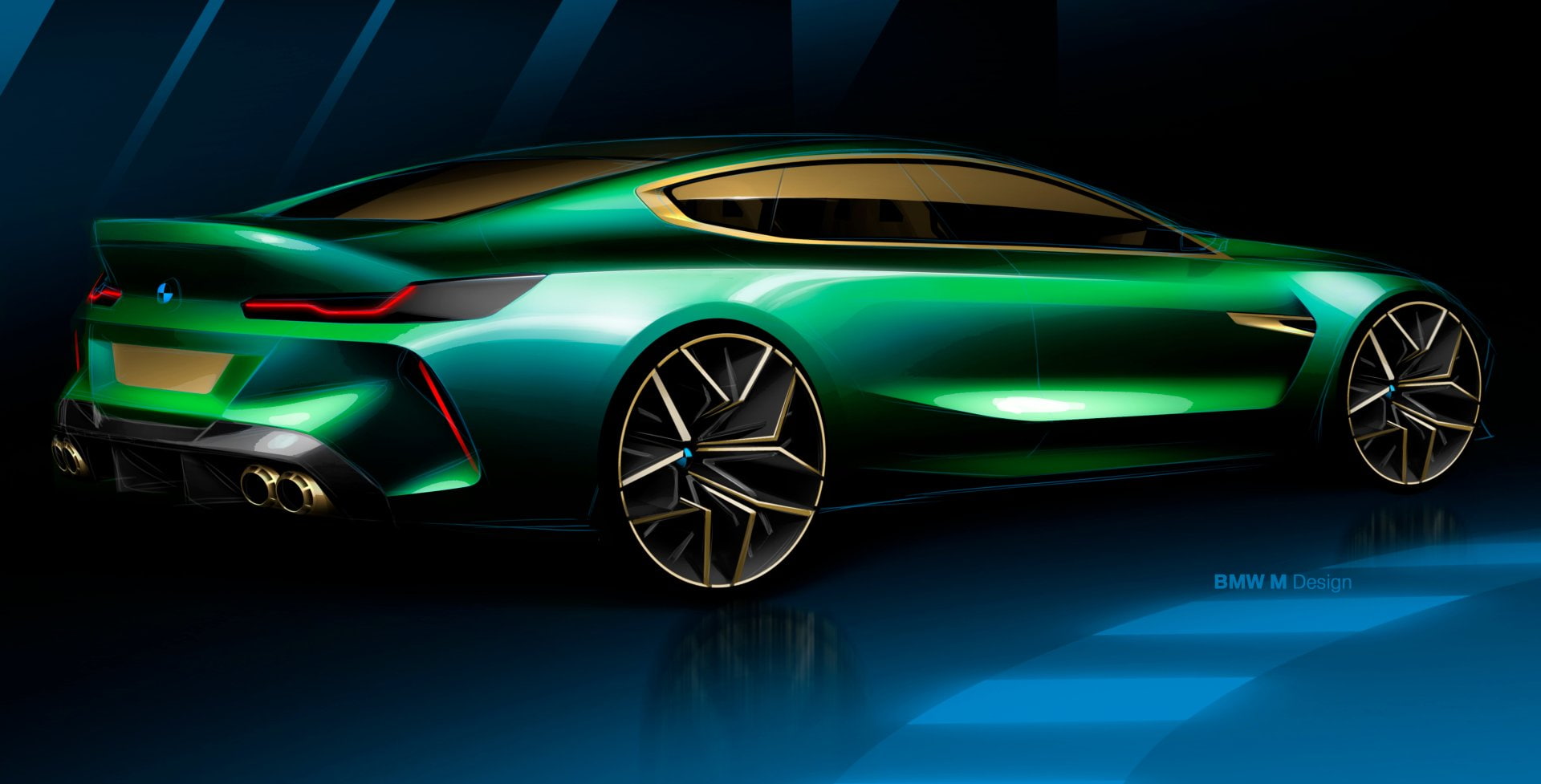 BMW M8 Gran Coupe, Vehicle, 1080P, Luxury Car, BMW, HD Wallpaper
