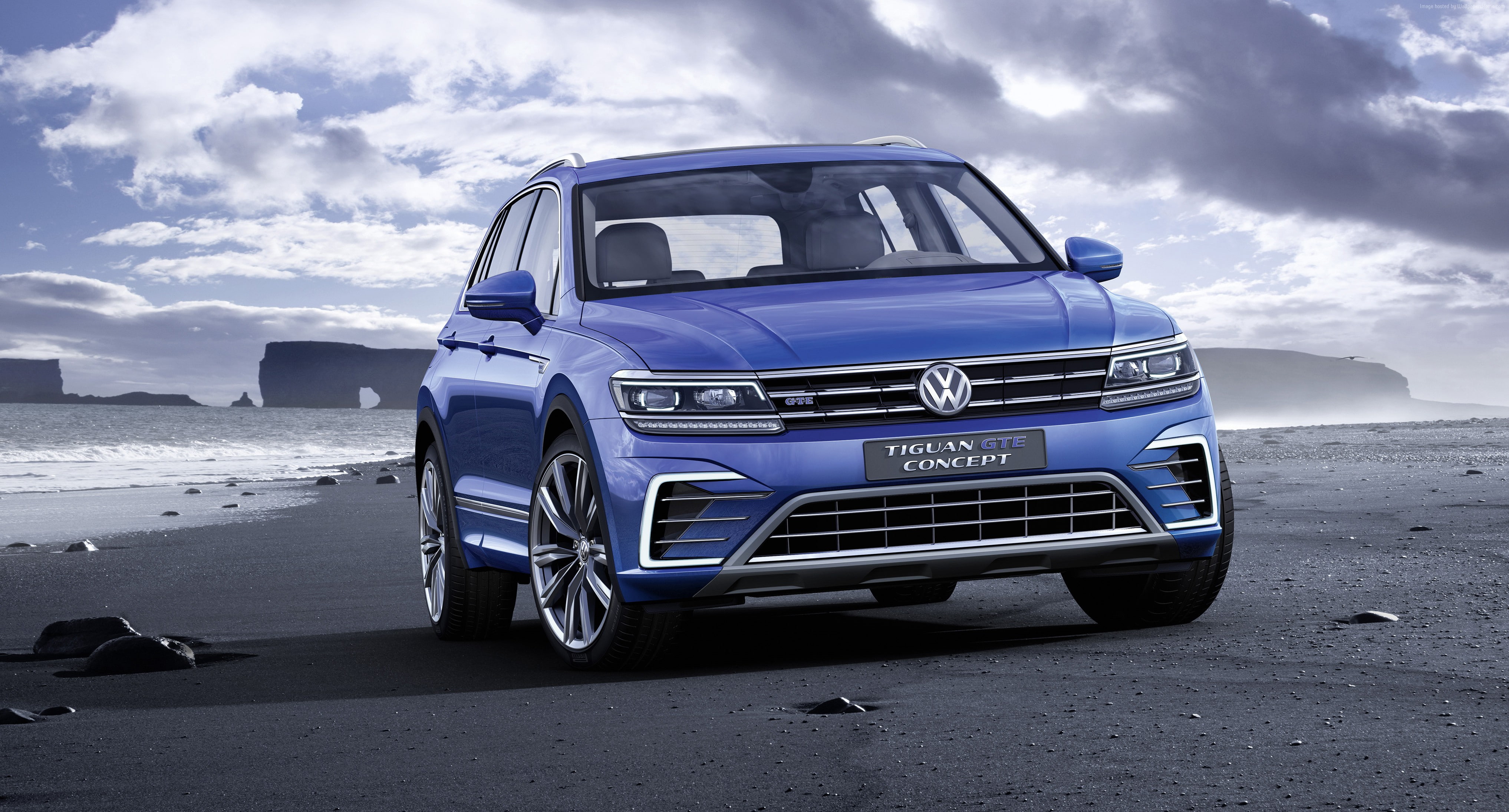 4K, Volkswagen Tiguan GTE, HD Wallpaper