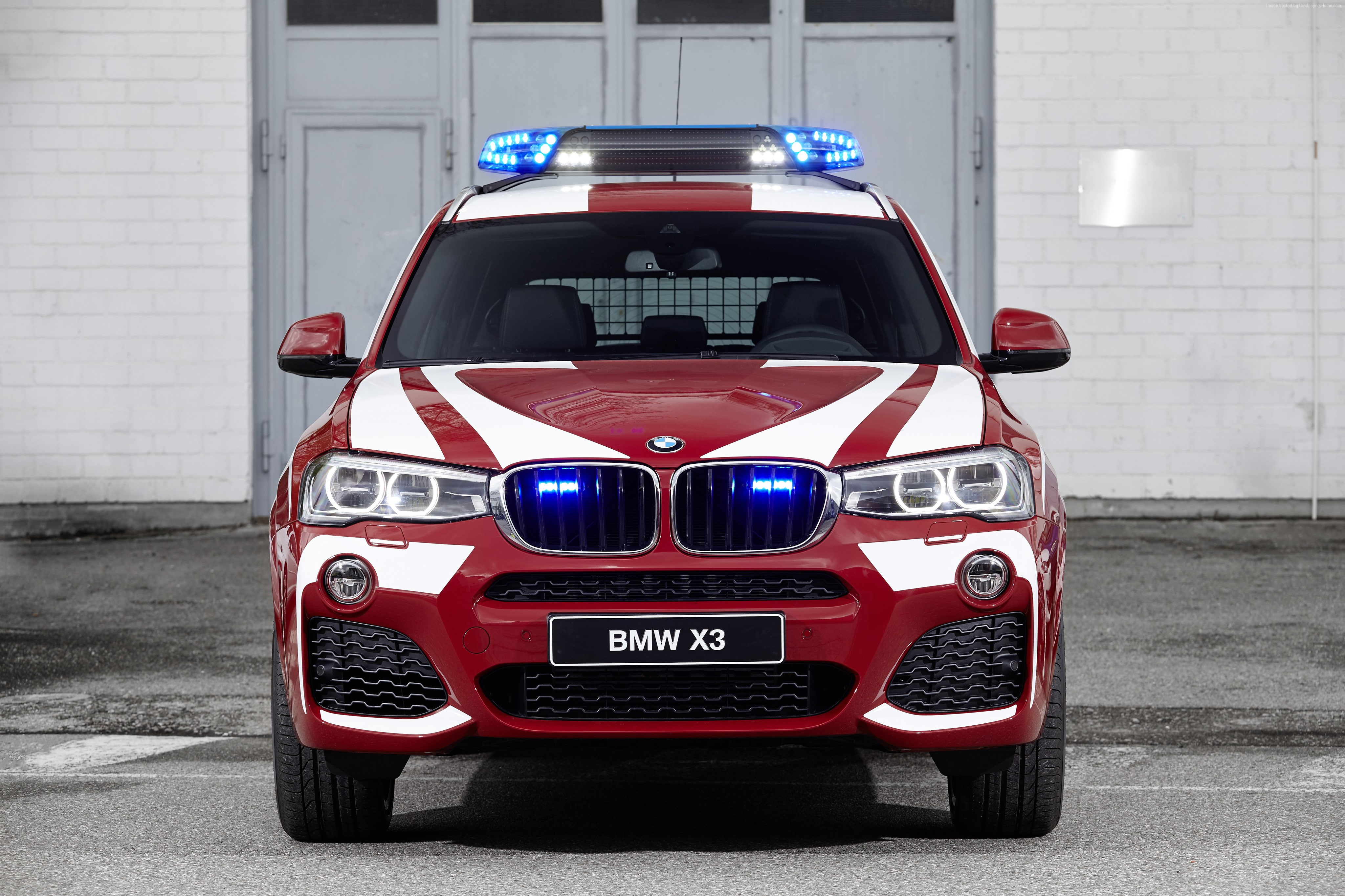 Bmw x3 xdrive 20d, 4K, m sport feuerwehr, safety car, RETTmobil 2016, HD Wallpaper