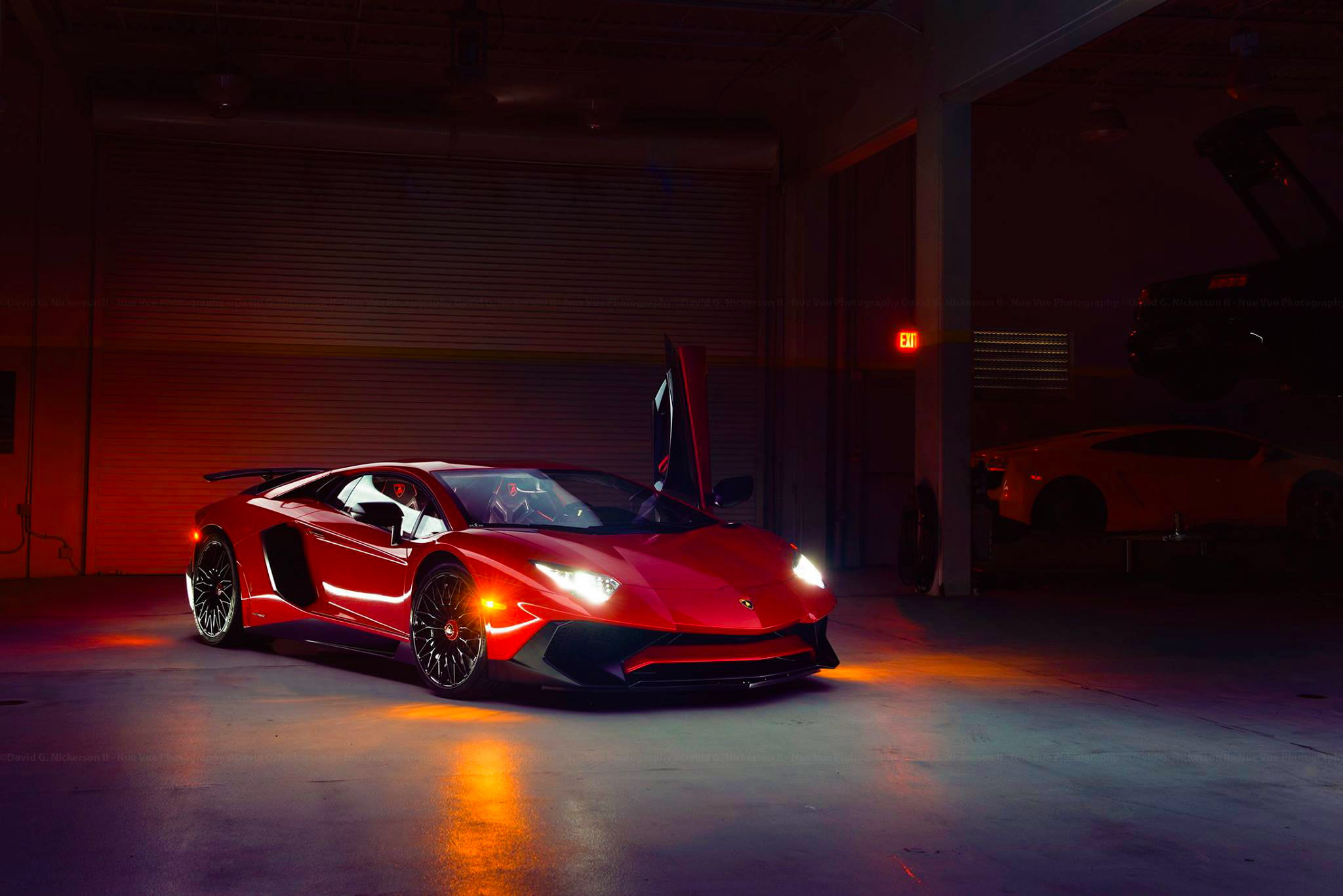 Front, LP 750-4, 1080P, Aventador, Supercar, Lamborghini, Superveloce, Doors, HD Wallpaper