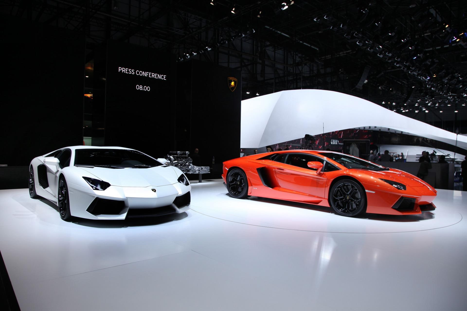 lamborghini, 1080P, aventador, roadster, geneva, lp, car, superveloce, HD Wallpaper
