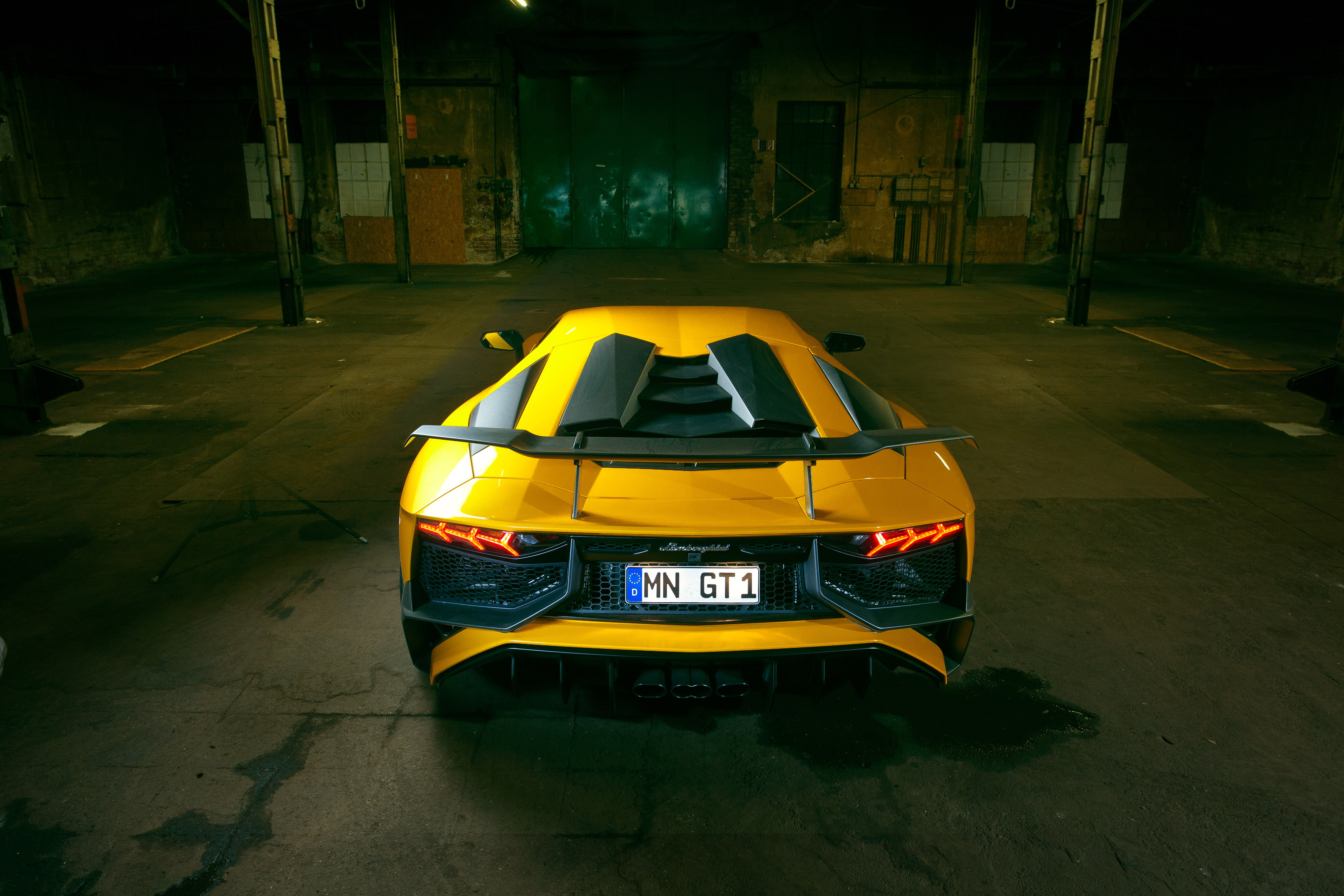 spoiler, Novitec, exhausts, Lamborghini, auto, Torado, tuning, 4K, Aventador, LP 750-4, rear view, back, Superveloce, HD Wallpaper