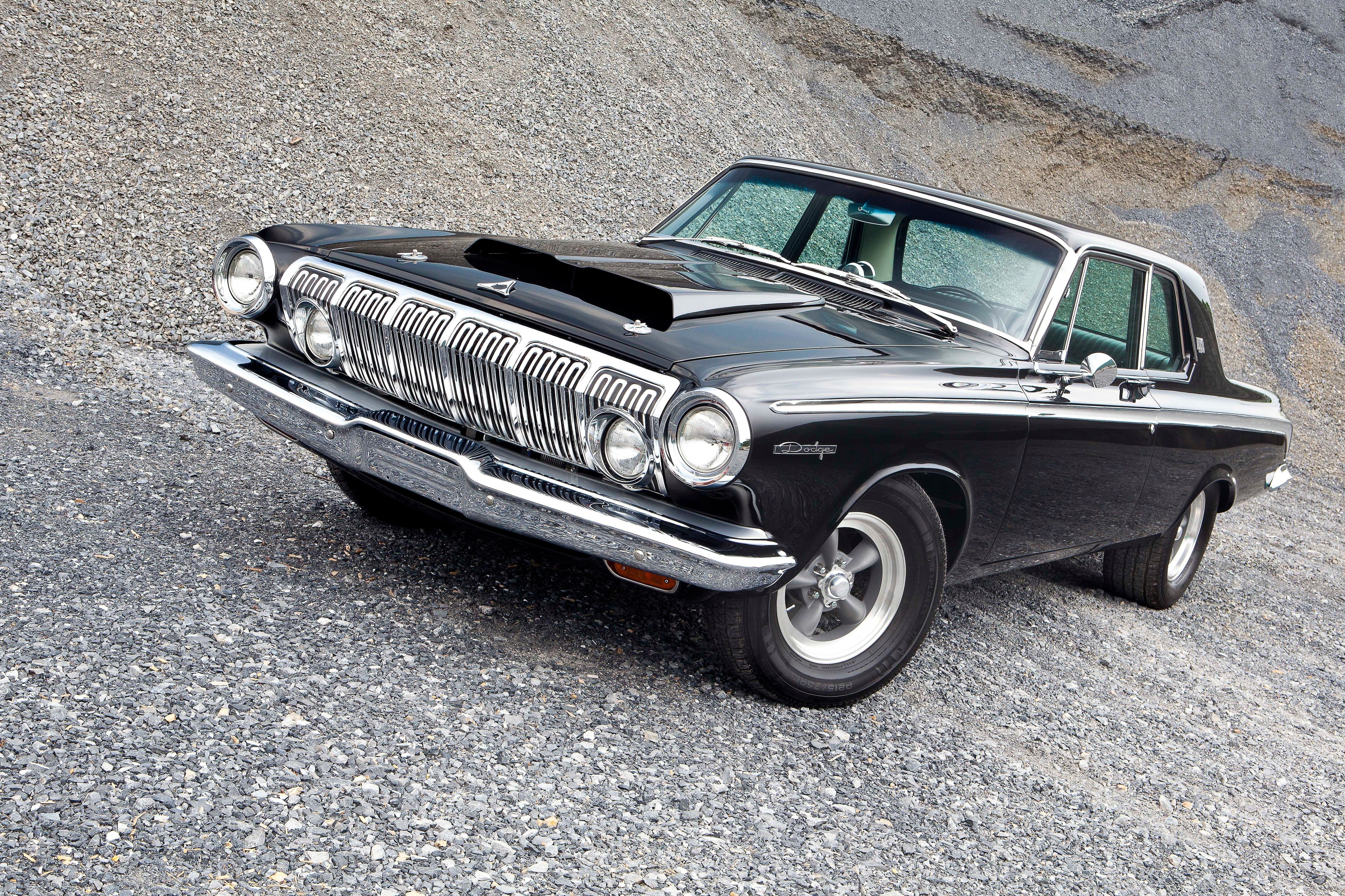 old, outdoors, 440, streetrod, mopar, day, no people, architecture, rod, street, hot, hotrod, metal, dodge, road, 4K, side view, classic, transportation, HD Wallpaper
