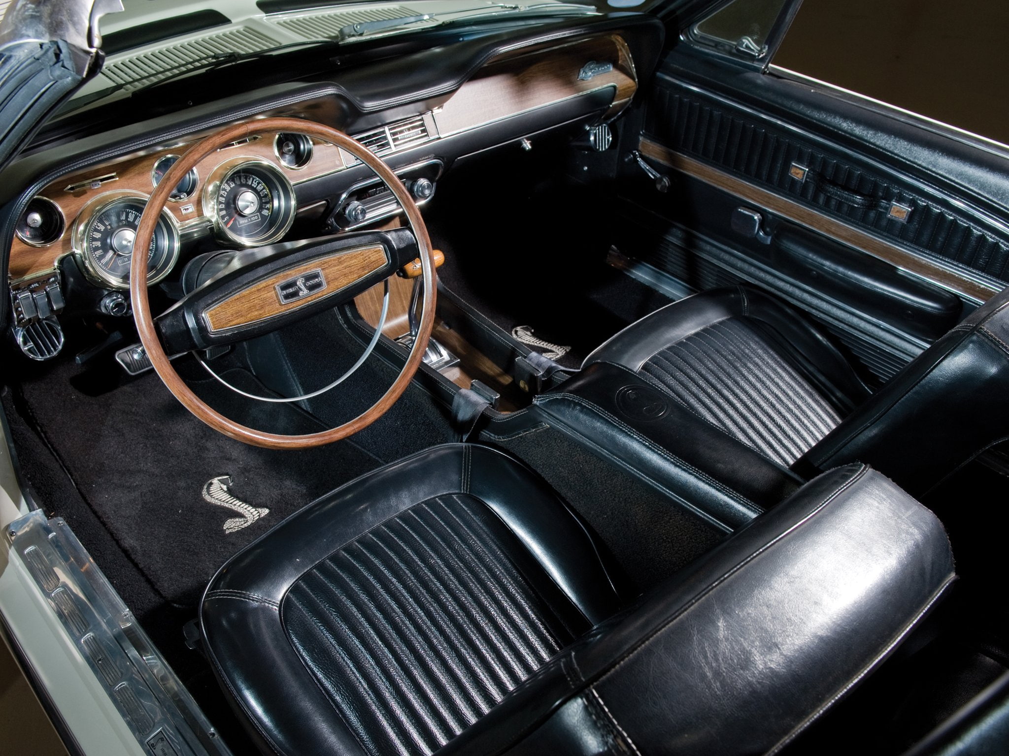 muscle, classic, gt500, convertible, g-t, mustang, 1968, 1080P, ford, shelby, HD Wallpaper