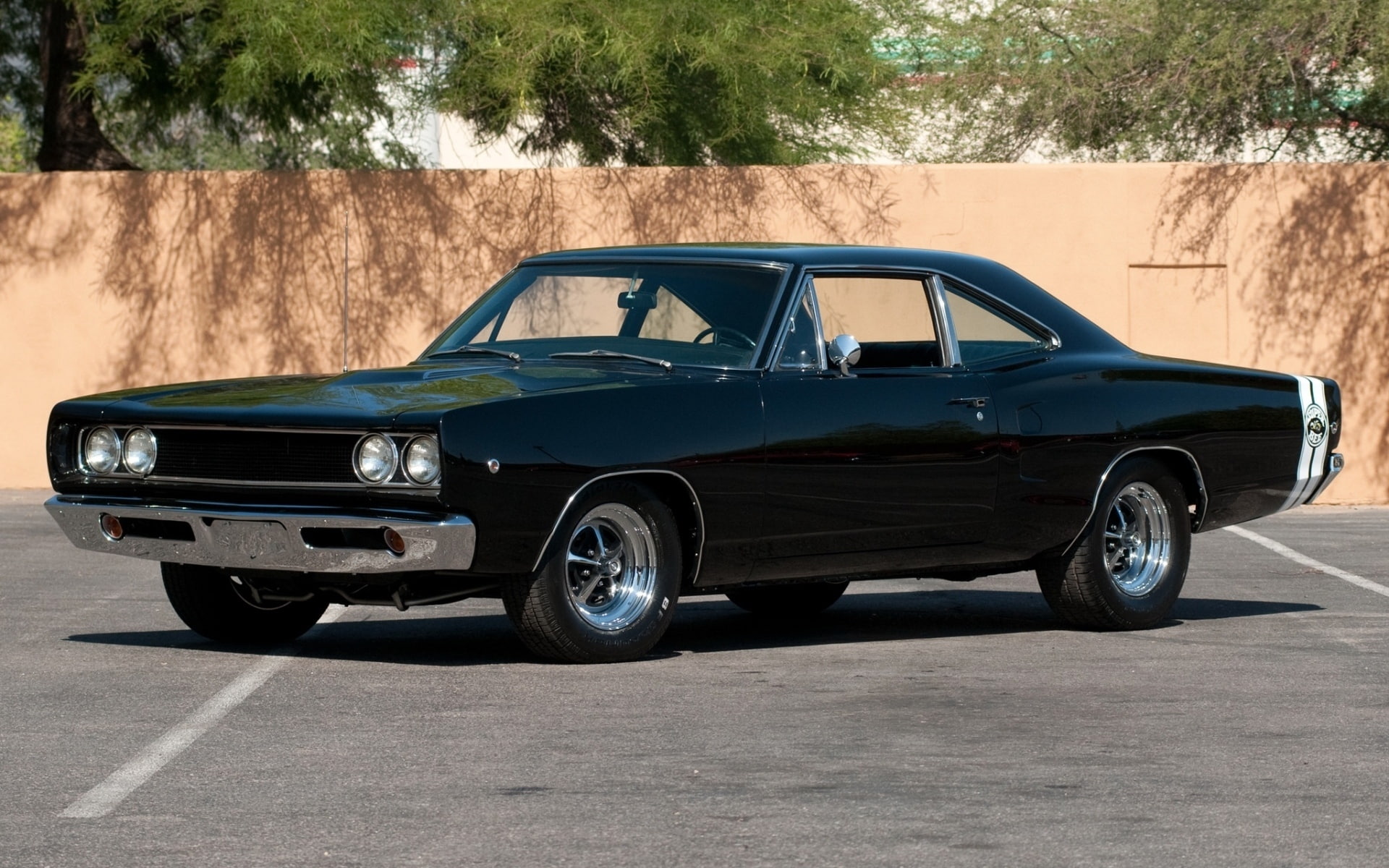 muscle, 1080P, 1968, super, charger, bee, dodge, cars, HD Wallpaper