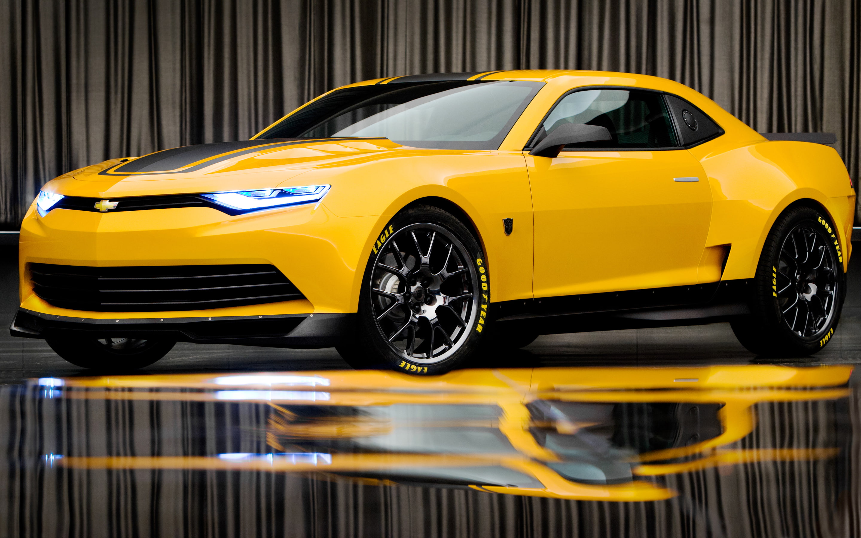 camaro, 2014, bumblebee, 2K, concept, HD Wallpaper
