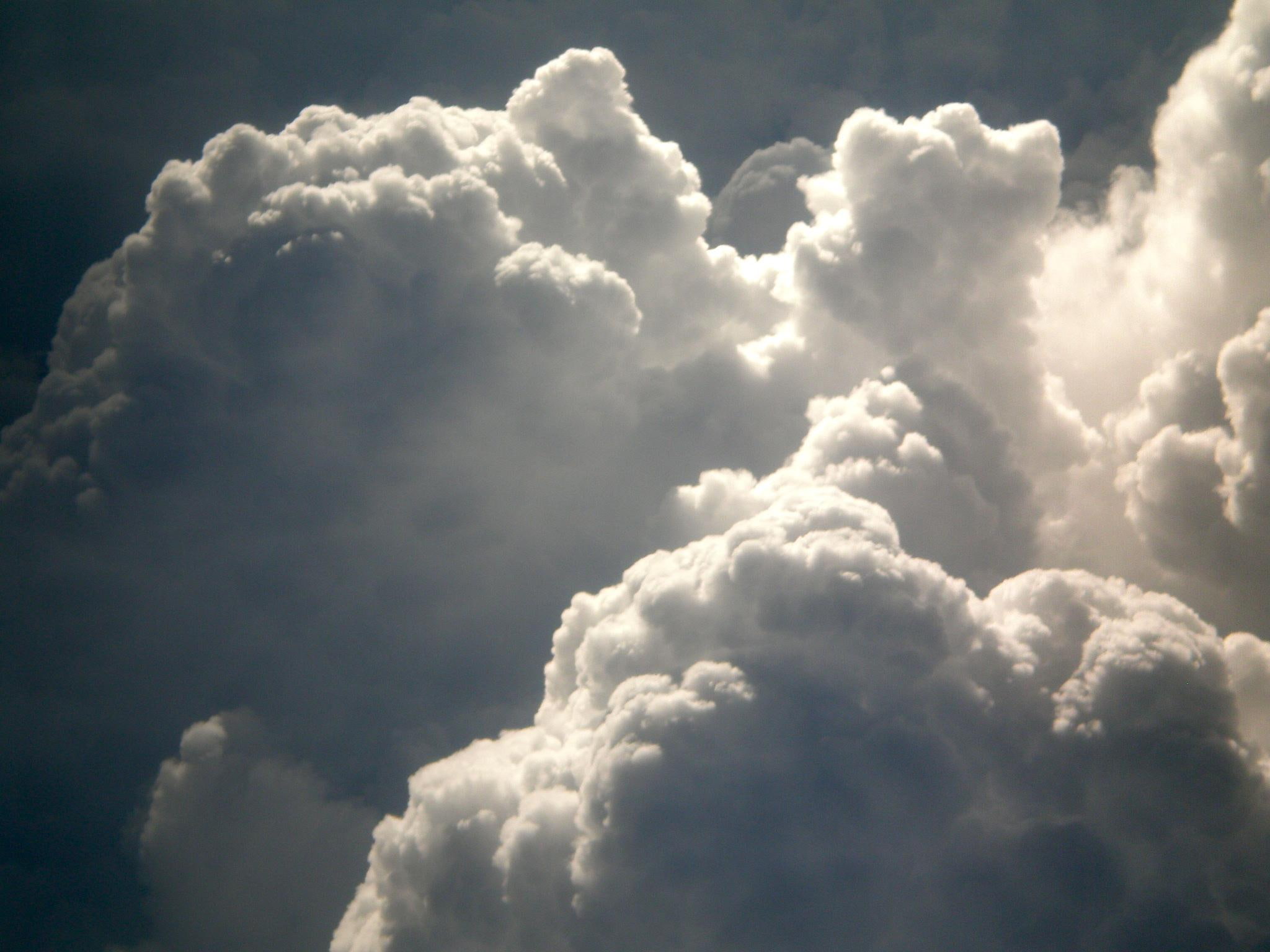 3d and abstract, turbulence, white, grey, 1080P, clouds, HD Wallpaper
