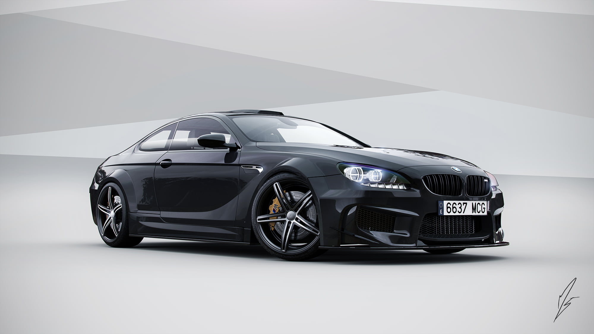 land vehicle, BMW, sports car, luxury, black, studio shot, wheel, transportation, bmw m6, motor vehicle, indoors, alternative energy, wealth, renewable energy, HD Wallpaper