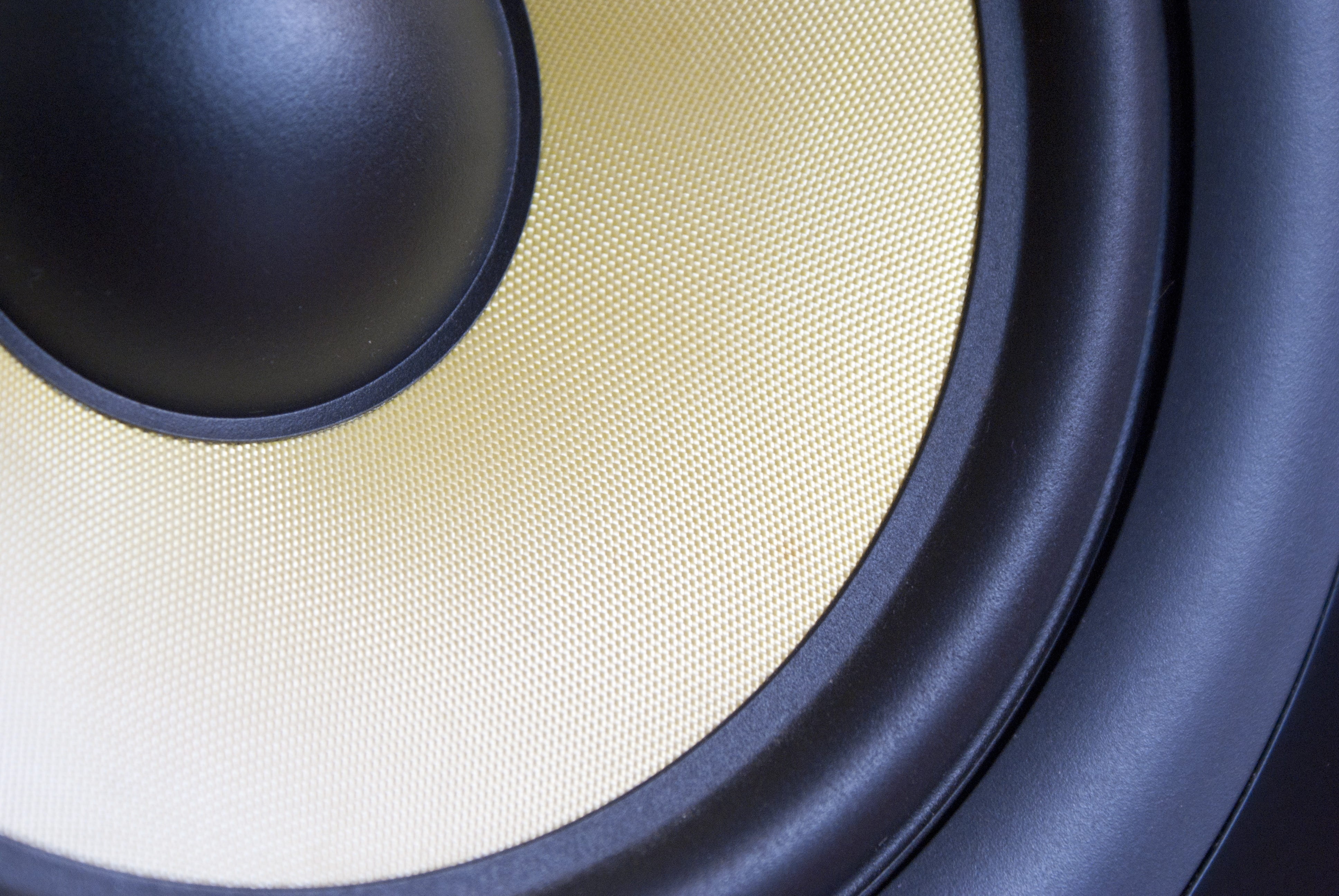 4K, silver colored, backgrounds, arts culture and entertainment, subwoofer, curve, photo, geometric shape, close-up, noise, equipment, technology, gray, HD Wallpaper