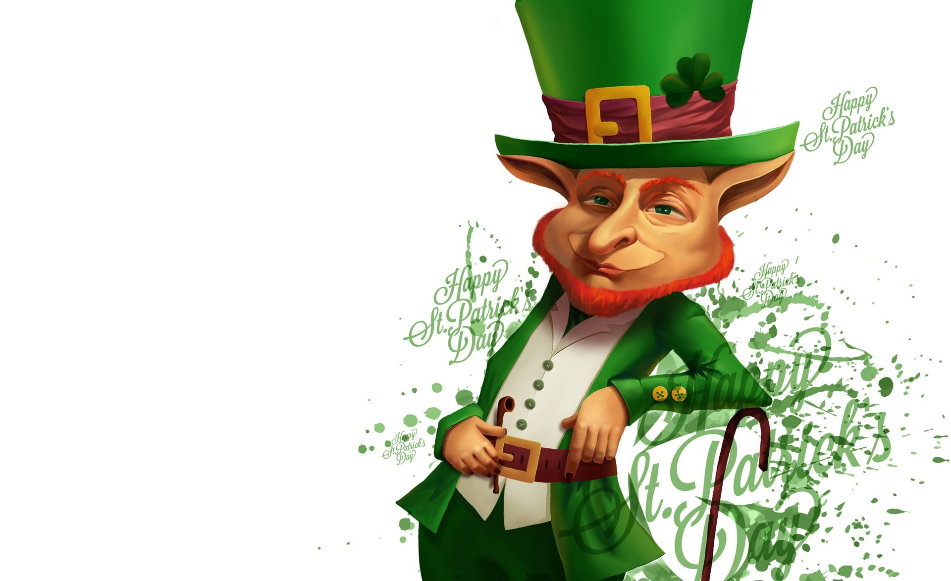 patricks, indoors, cut out, representation, 2014, smiling, human representation, art and craft, male likeness, studio shot, front view, green color, toy, HD Wallpaper