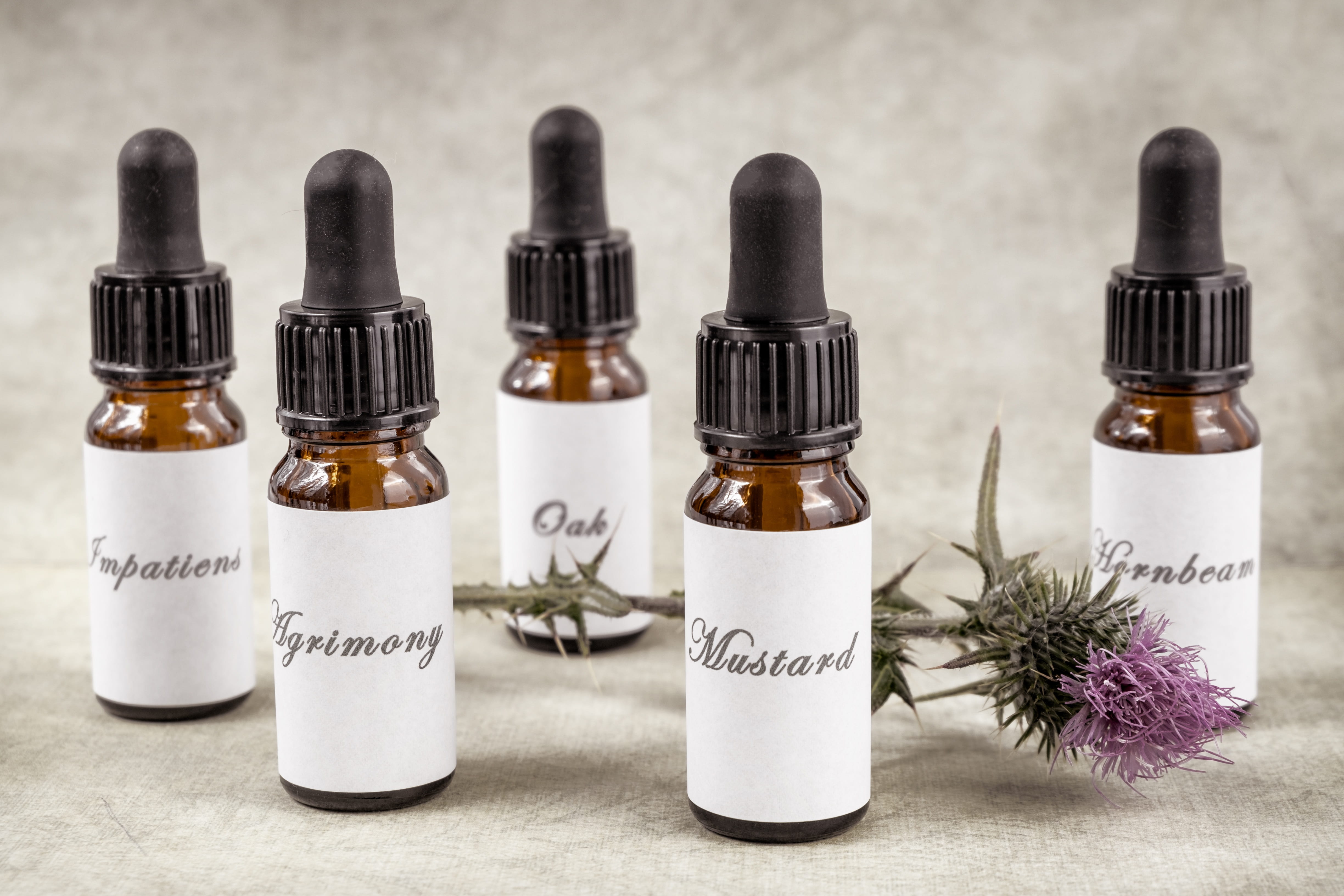 close-up, bach, essence, mustard, homeopathy, herb, indoors, oak, variation, small group of objects, container, flowering plant, natural, agrimony, food and drink, HD Wallpaper
