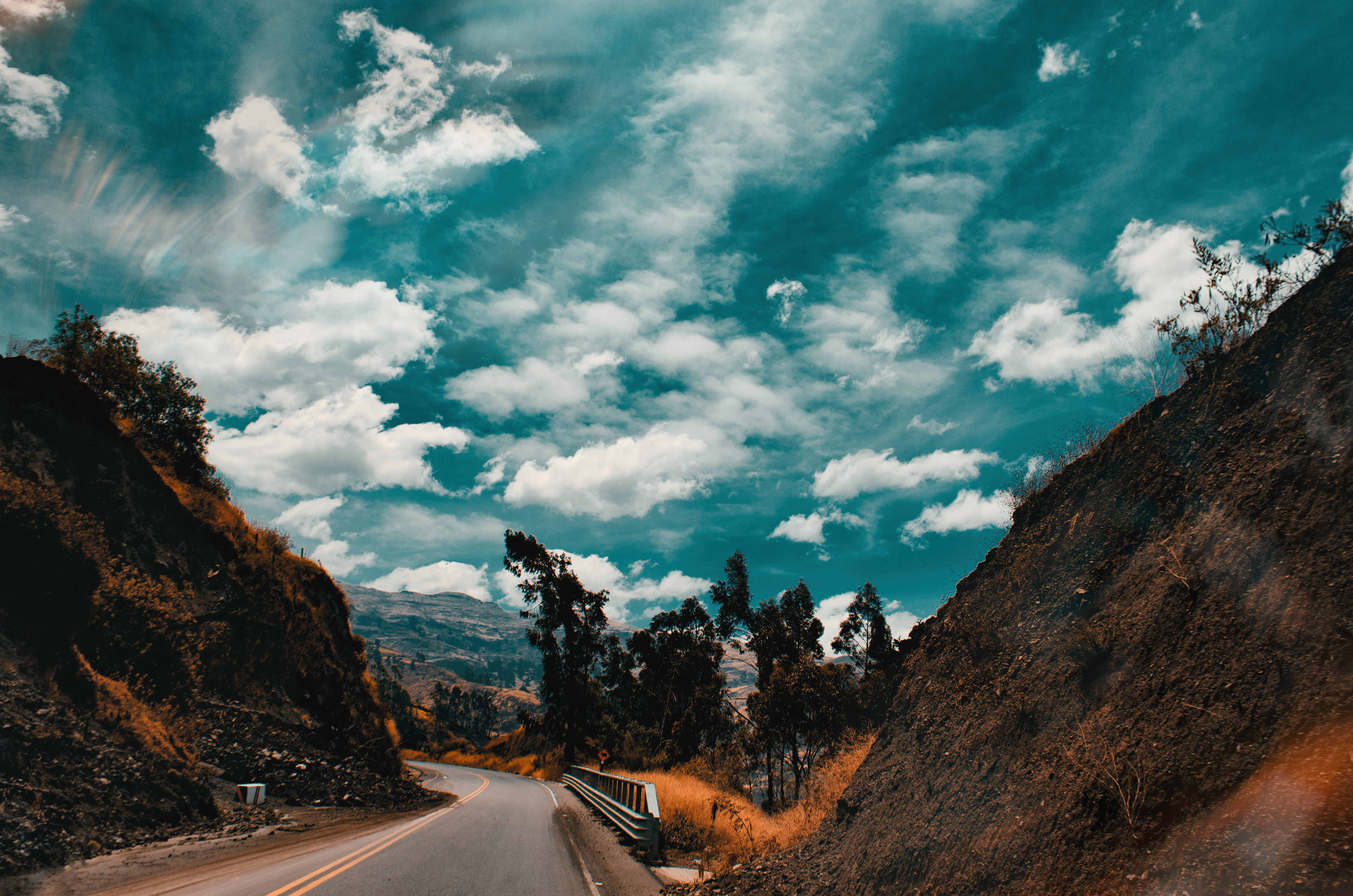 mountain, unsplash, peru, car, canonlens, canonperu, sign, plant, nature, no people, canta, scenics - nature, sun, non-urban scene, 5K, tree, naturephoto, HD Wallpaper