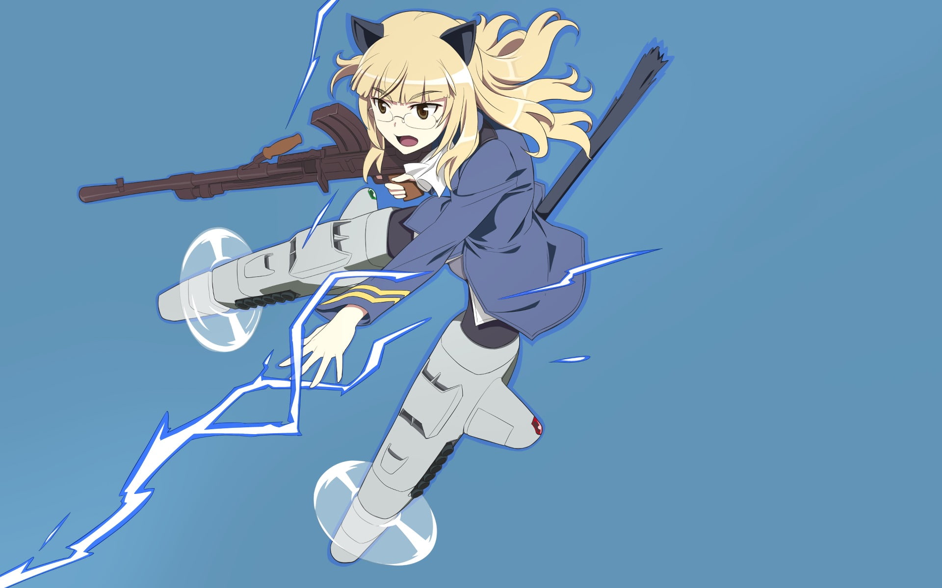 Anime, Perrine H. Clostermann, 1080P, Strike Witches, HD Wallpaper